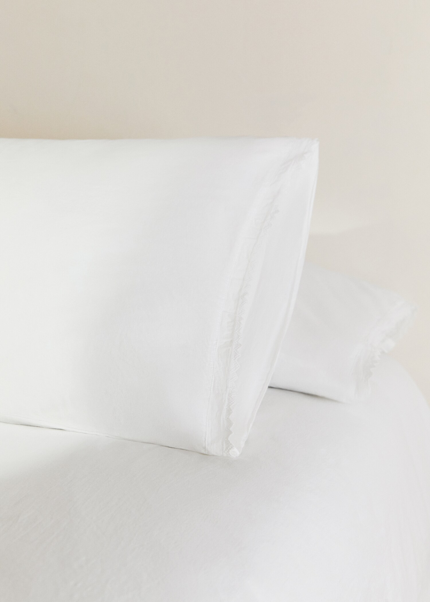 Children's pillowcase percal garment-washed 50X75 cm - General plane