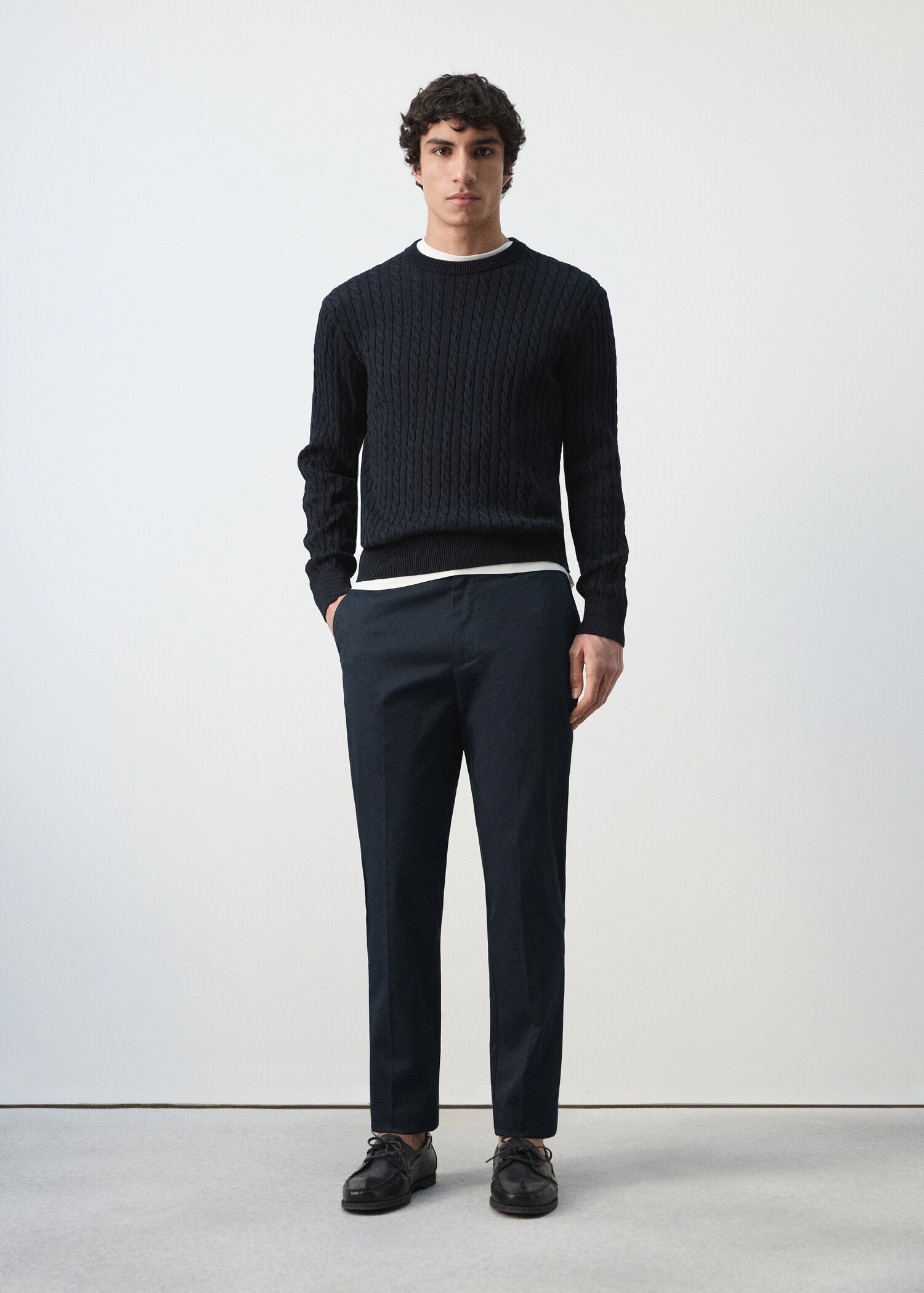 Dublino slim-fit chino trousers - General plane