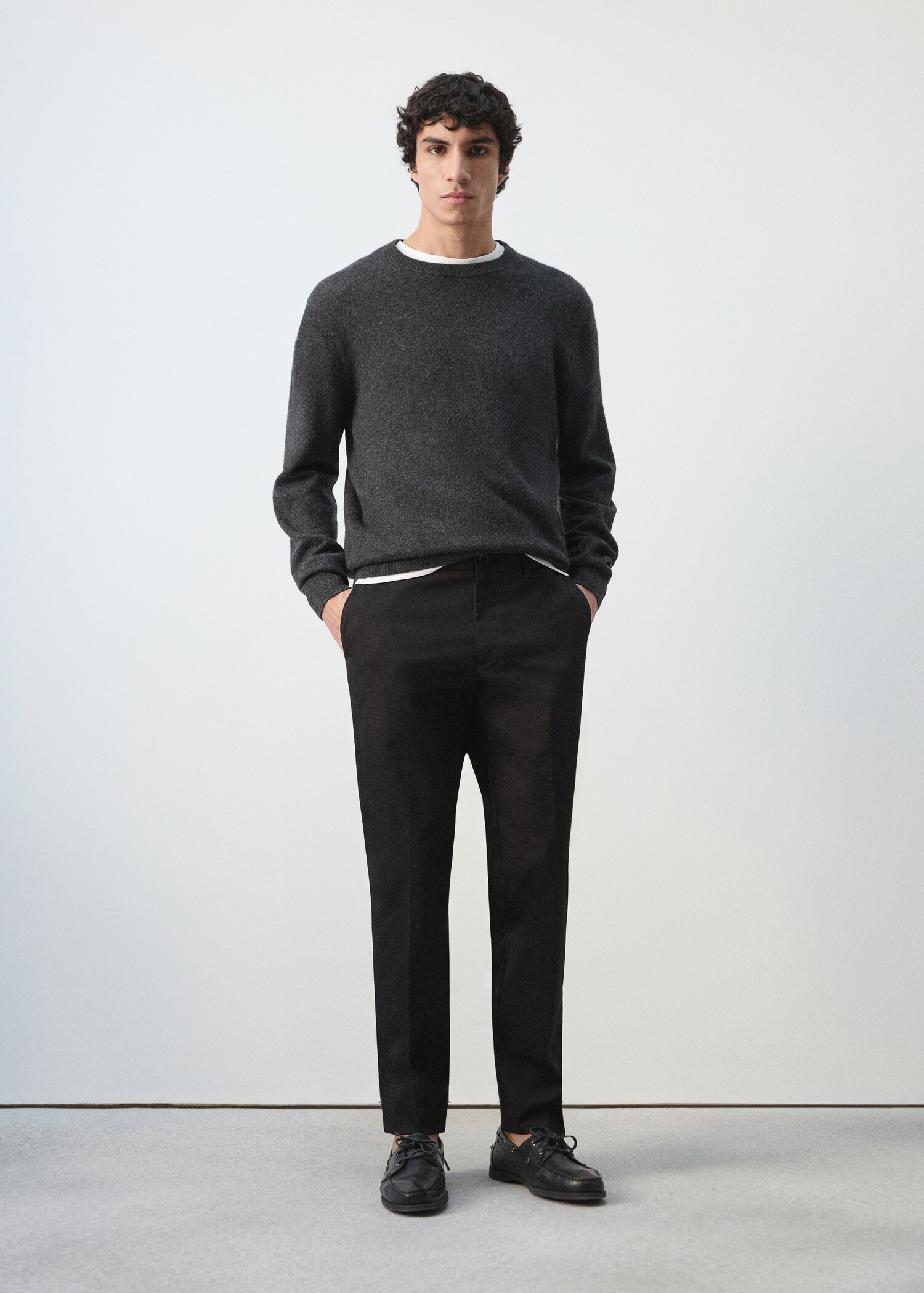 Dublino slim-fit chino trousers - General plane