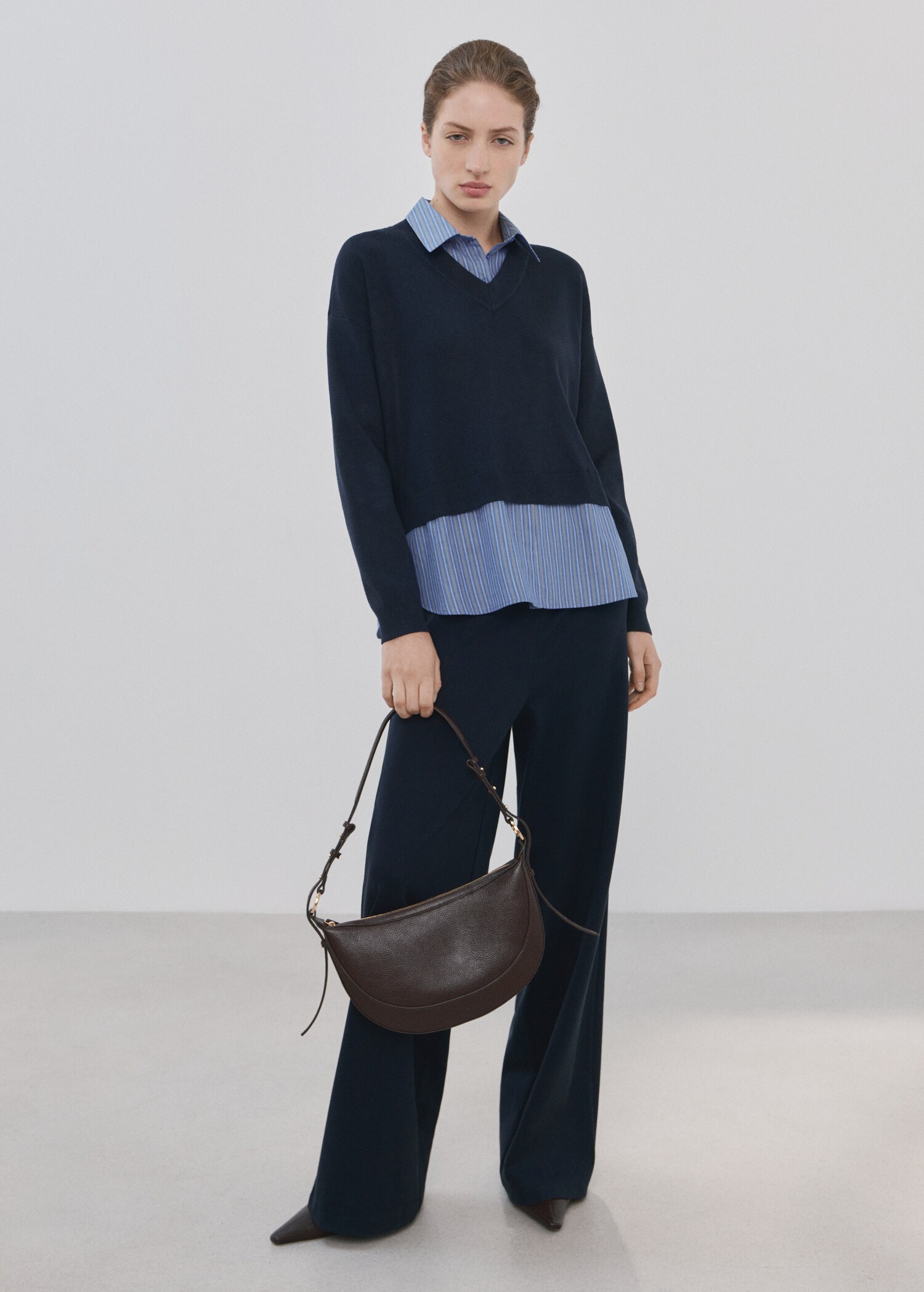 كنزة قميص متناسق - رؤية عامة