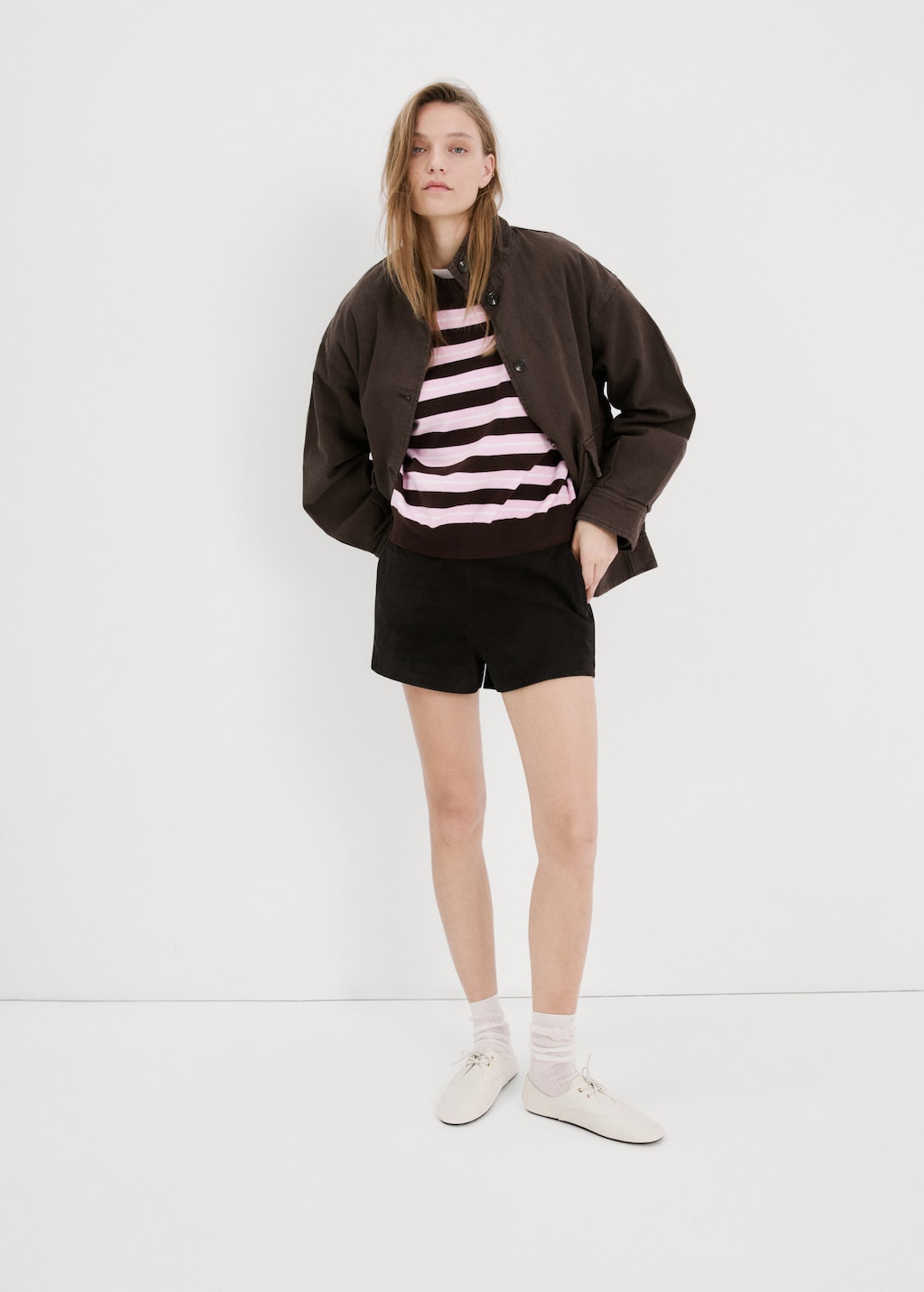 Mango Knit striped sweater