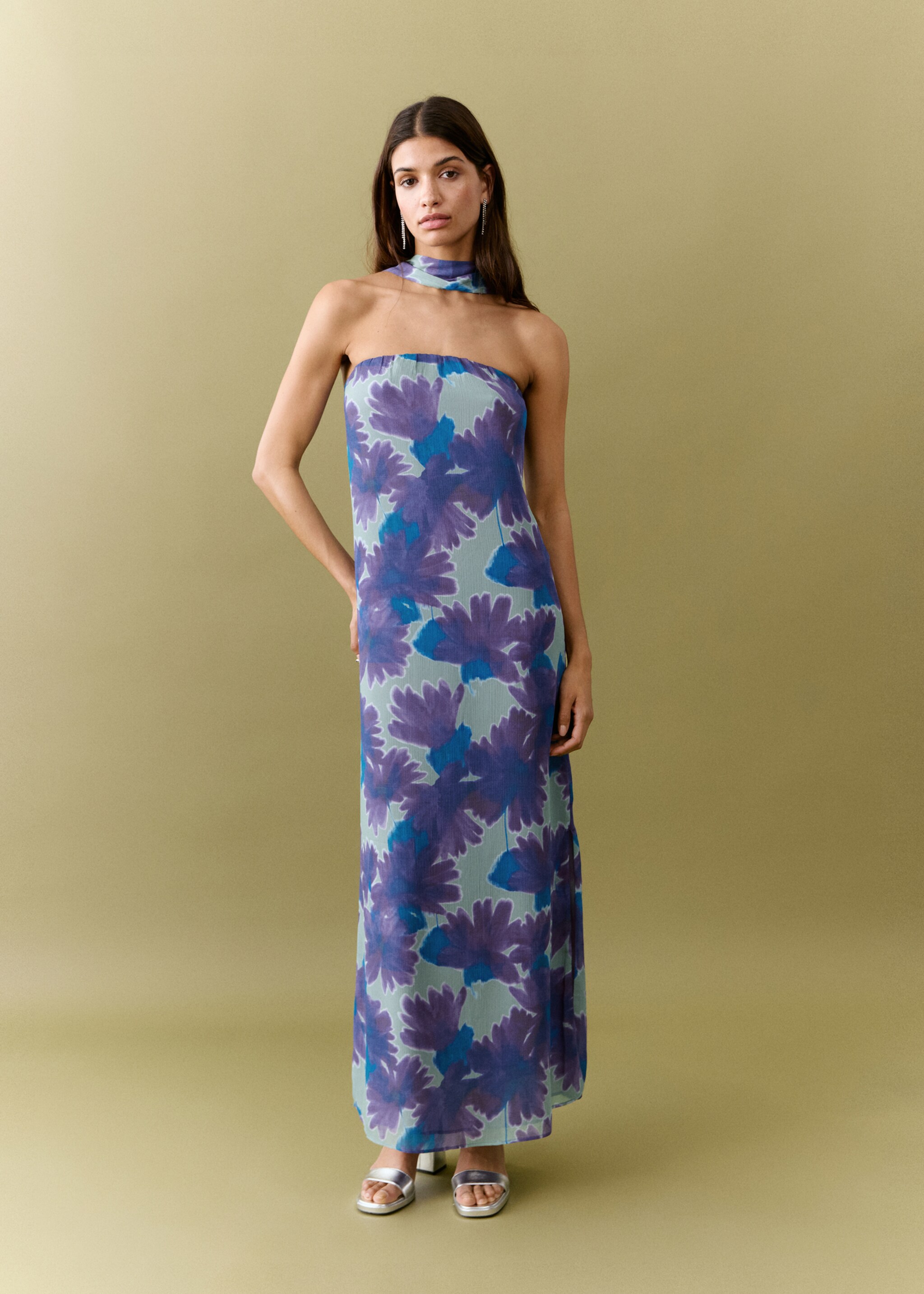 فستان .-- gardenia - رؤية عامة, أخضر بلون النعناع. Ref: 27005820-00.