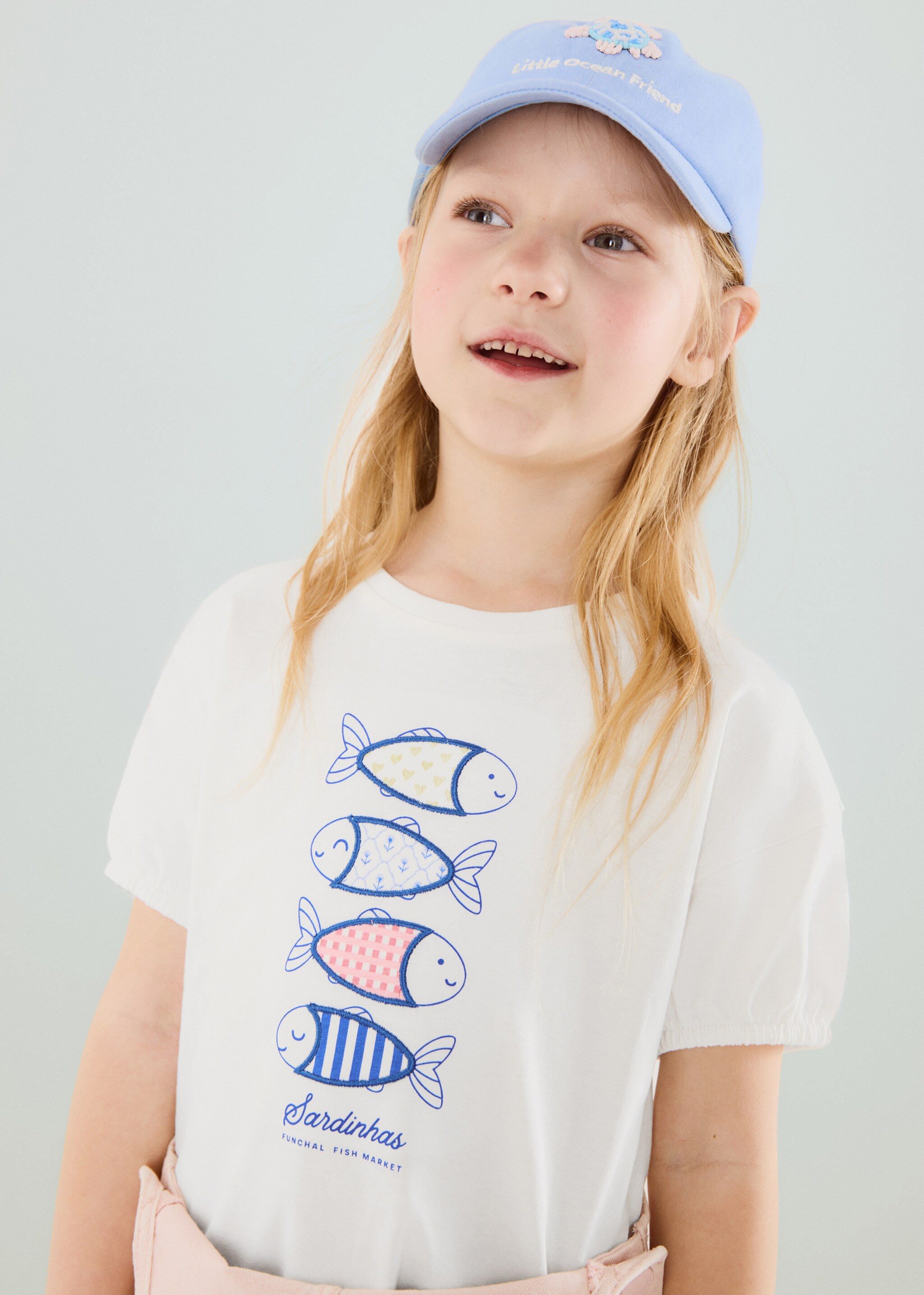 Printed cotton-blend t-shirt - General plane, Off White. Ref: 27006742-00.