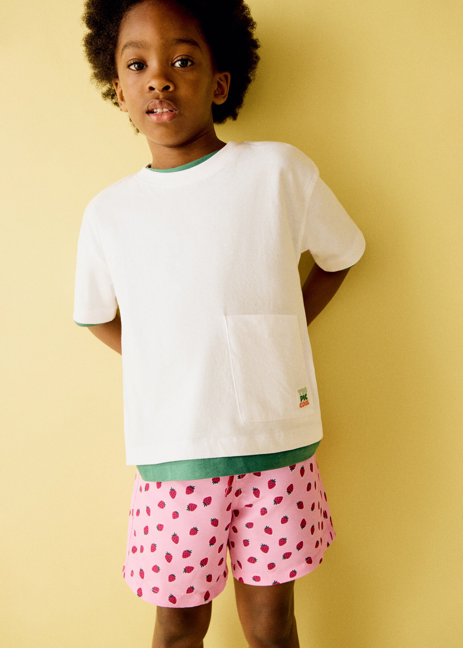 Bañador estampado fresas - Plano general