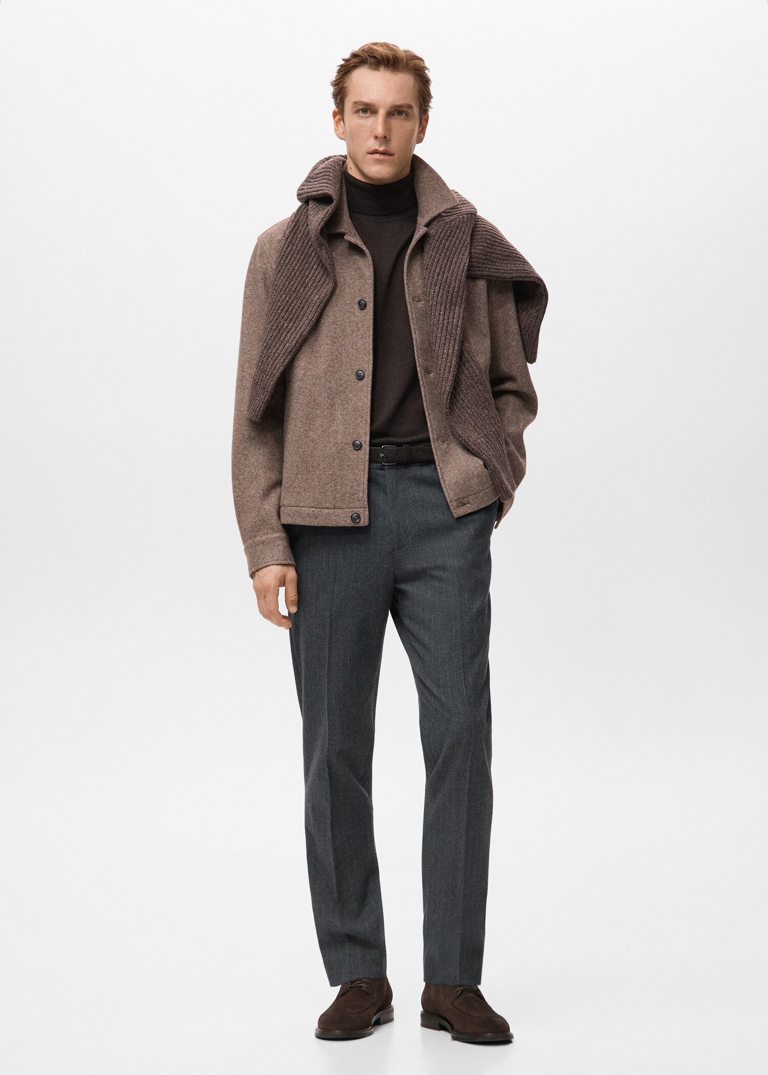 Pantalón franela regular fit - Plano general