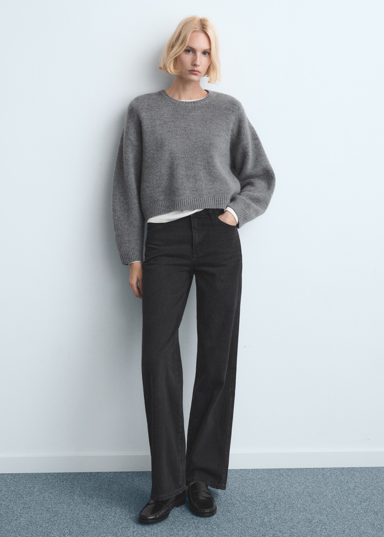 Danila high-waisted wide-leg jeans - General plane