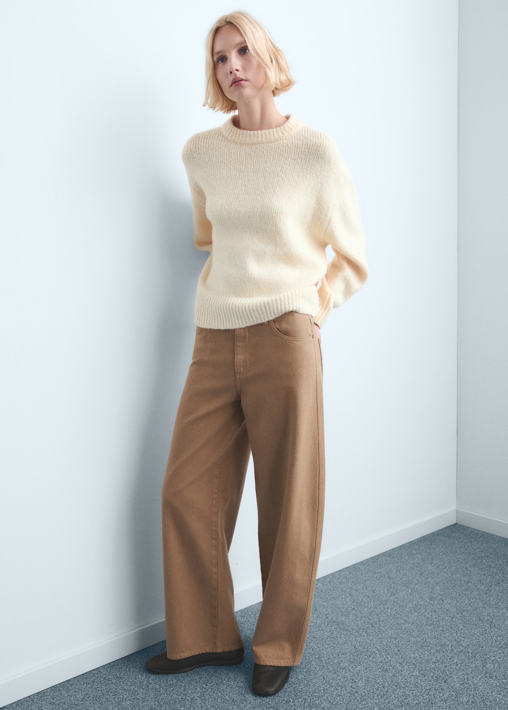 Mango Low-rise balloon jeans