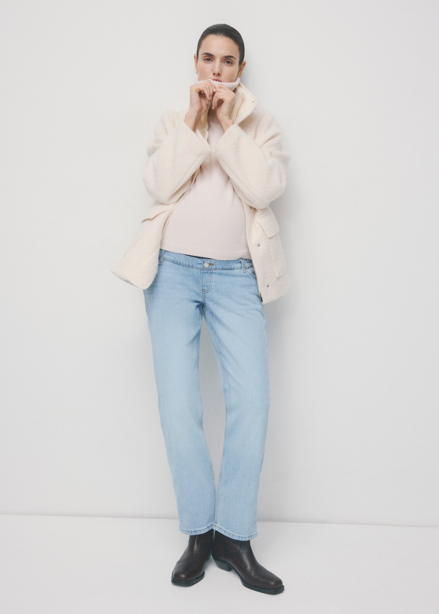 Rechte positiejeans - Overzichtstekening