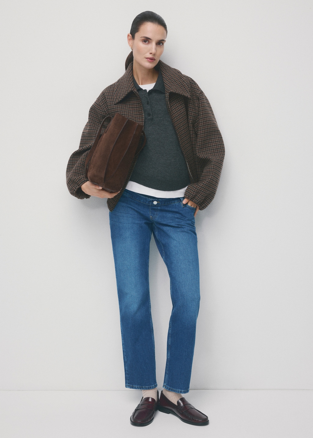 Mango Maternity Straight Jeans