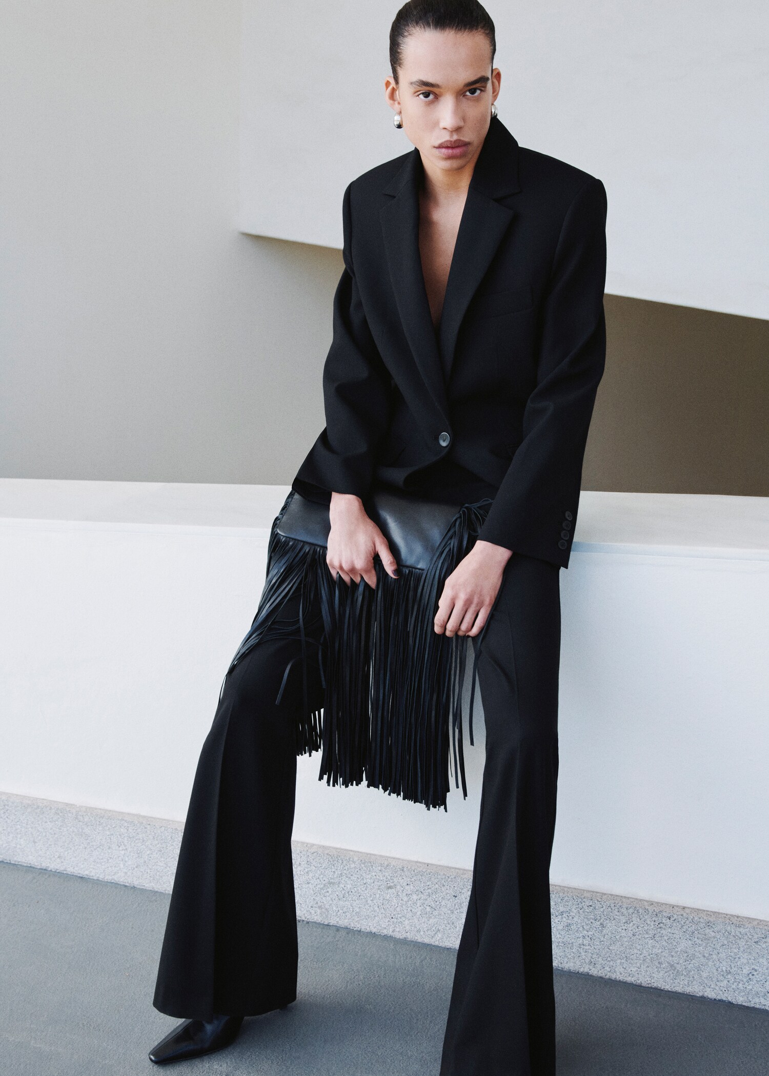 Pantalon costume large - Plan général