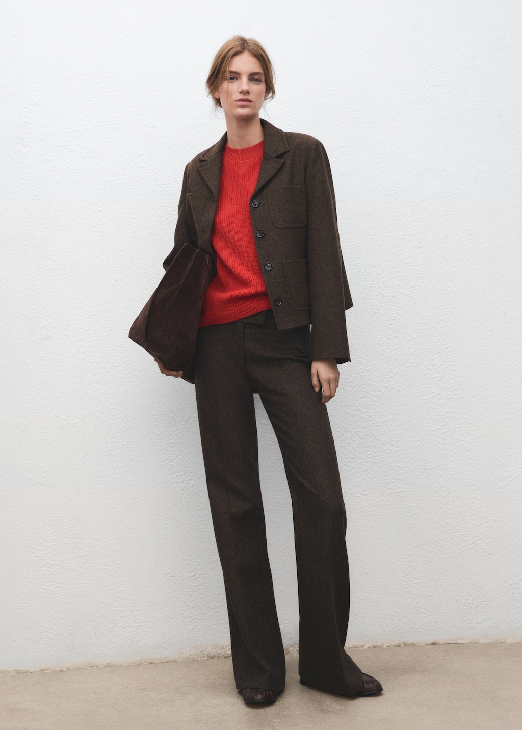 Mango Three-quarter sleeve knitted sweater