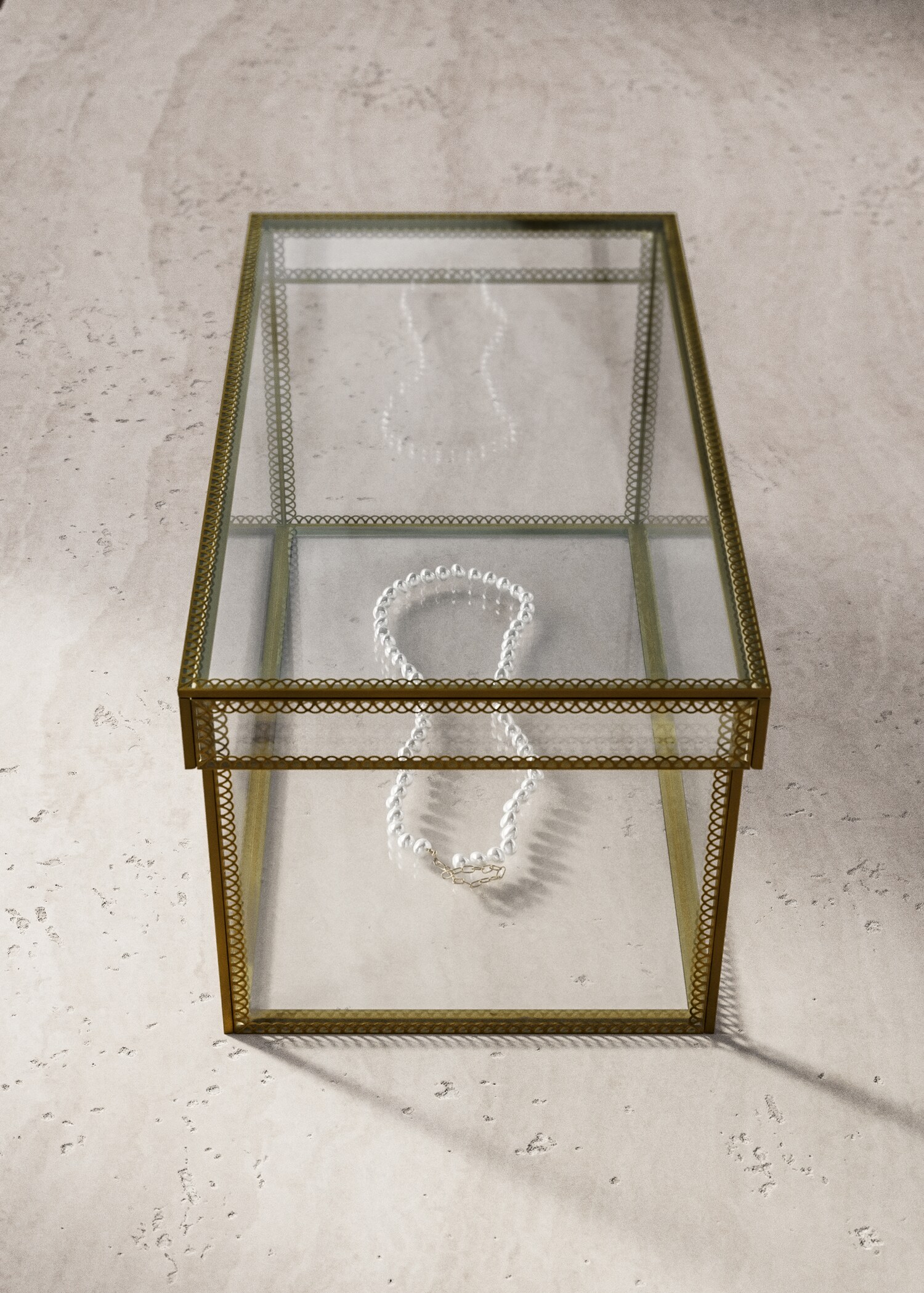 Medium metal-edged box - General plane