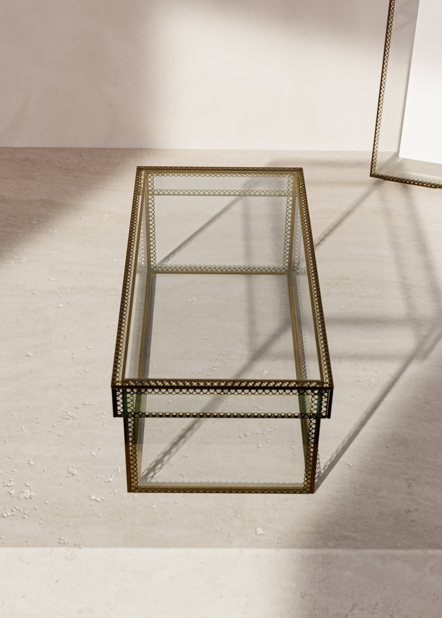 Large metal-edged box - General plane