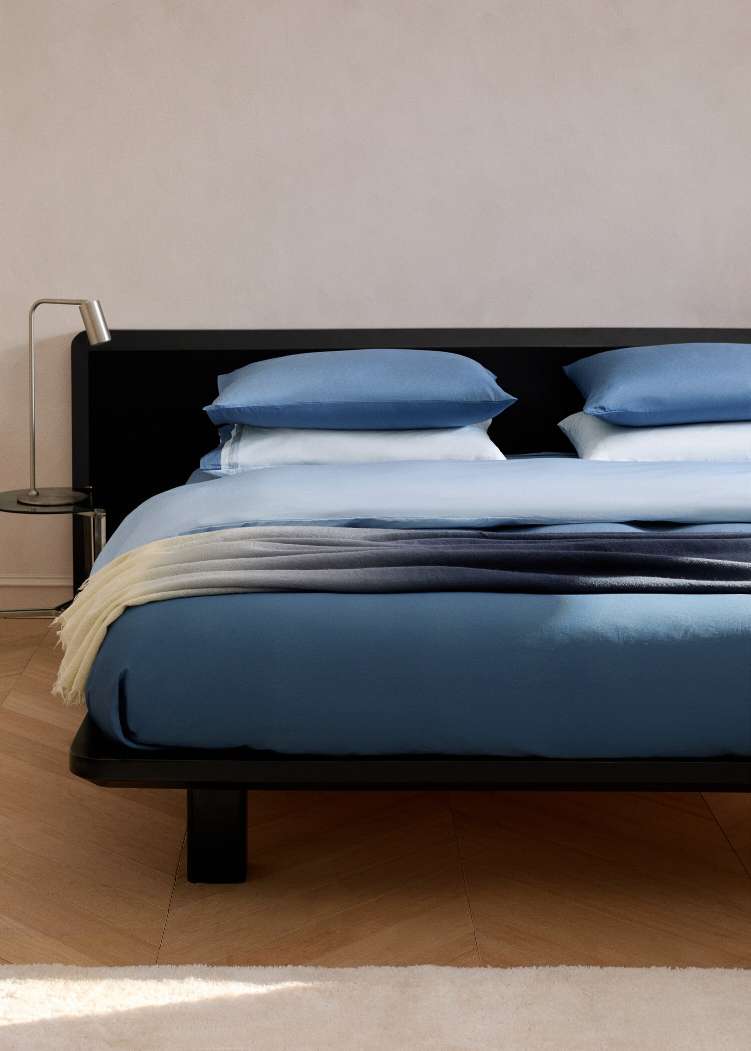 Housse de couette en satin de coton dégradé Lit 135/140 cm - Plan général