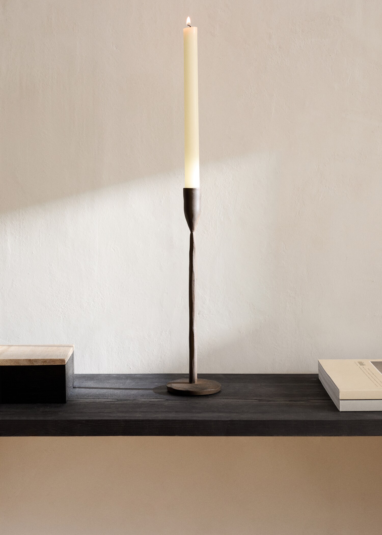 Hoge ijzeren kandelaar - Overzichtstekening