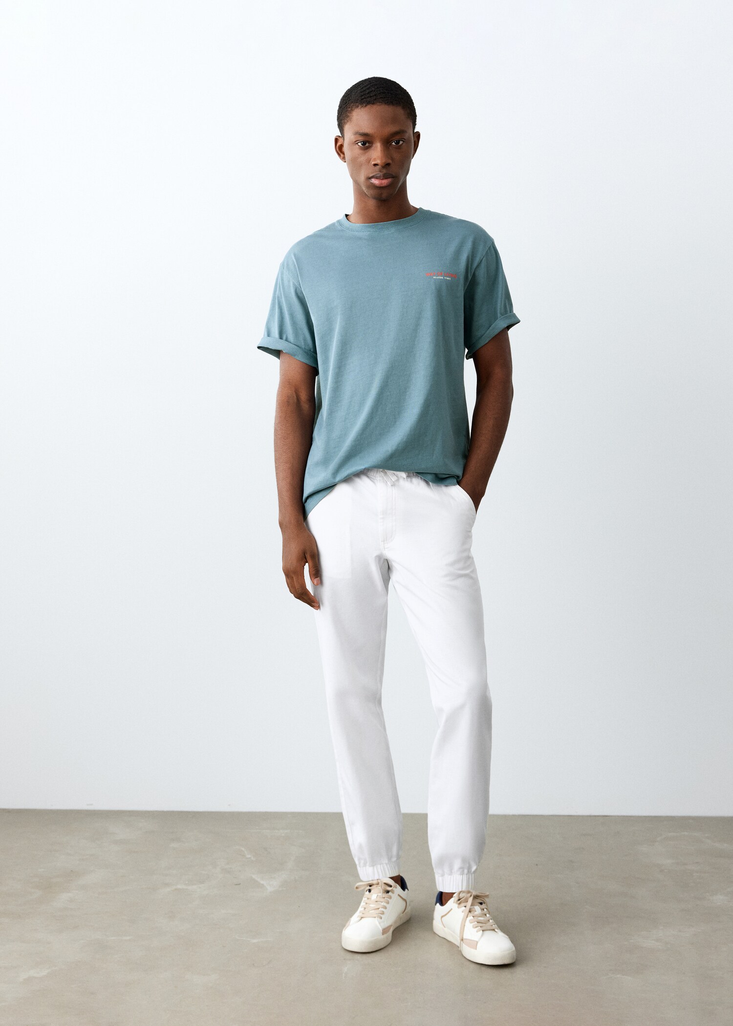 Pantalón jogger cordón - Plano general