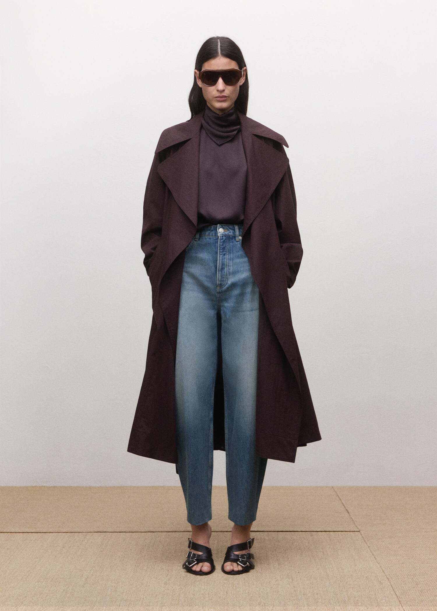 Jean balloon taille haute - Plan général