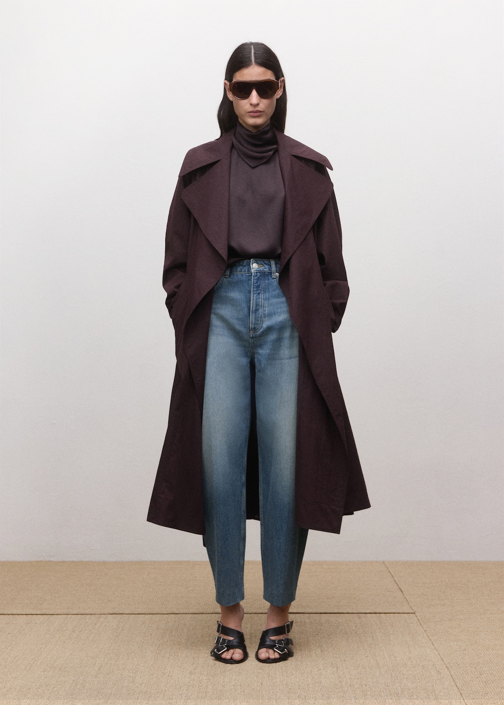 High-rise balloon jeans