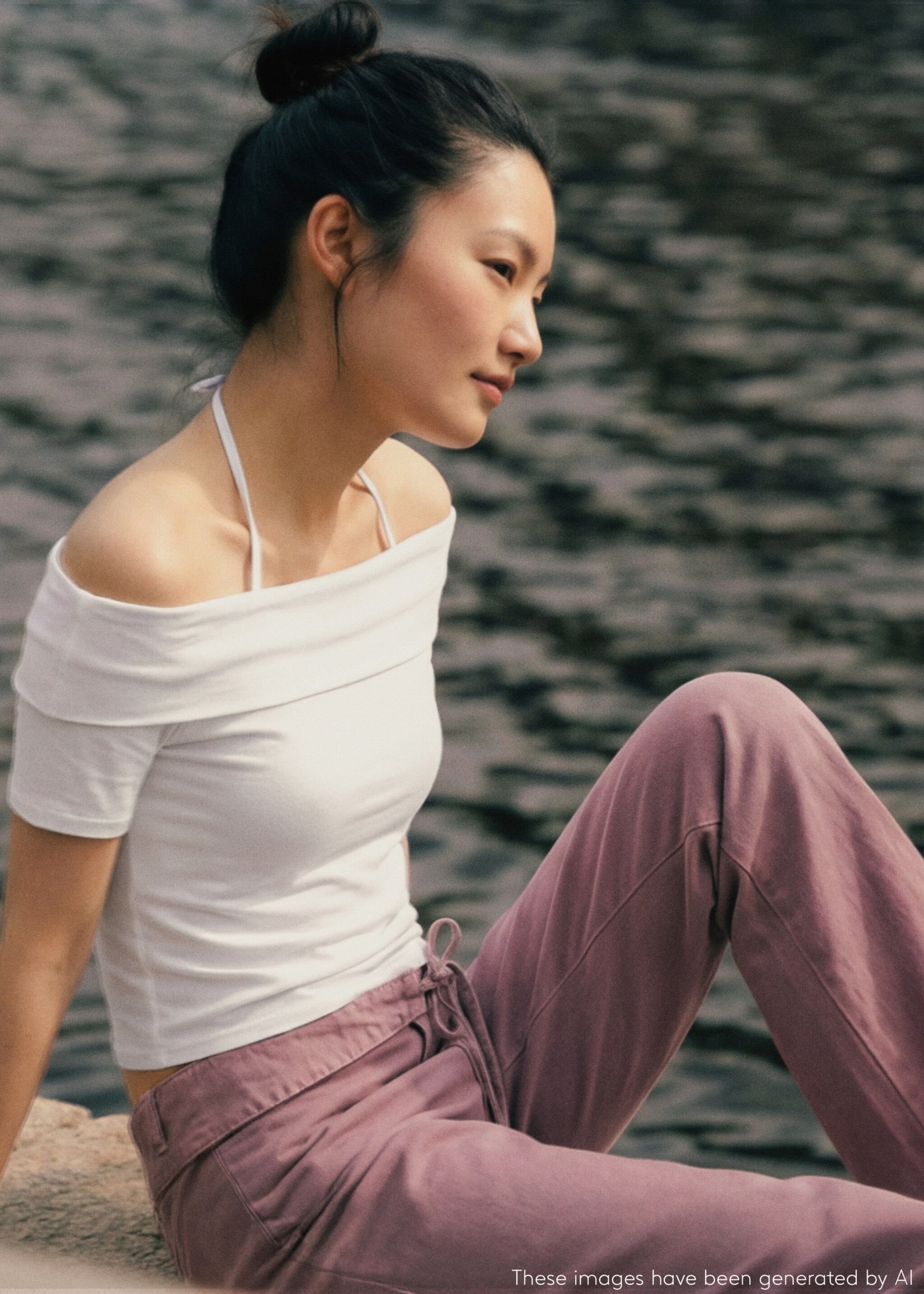 Off-shoulder top - General plane, Off White. Ref: 27014781-00.