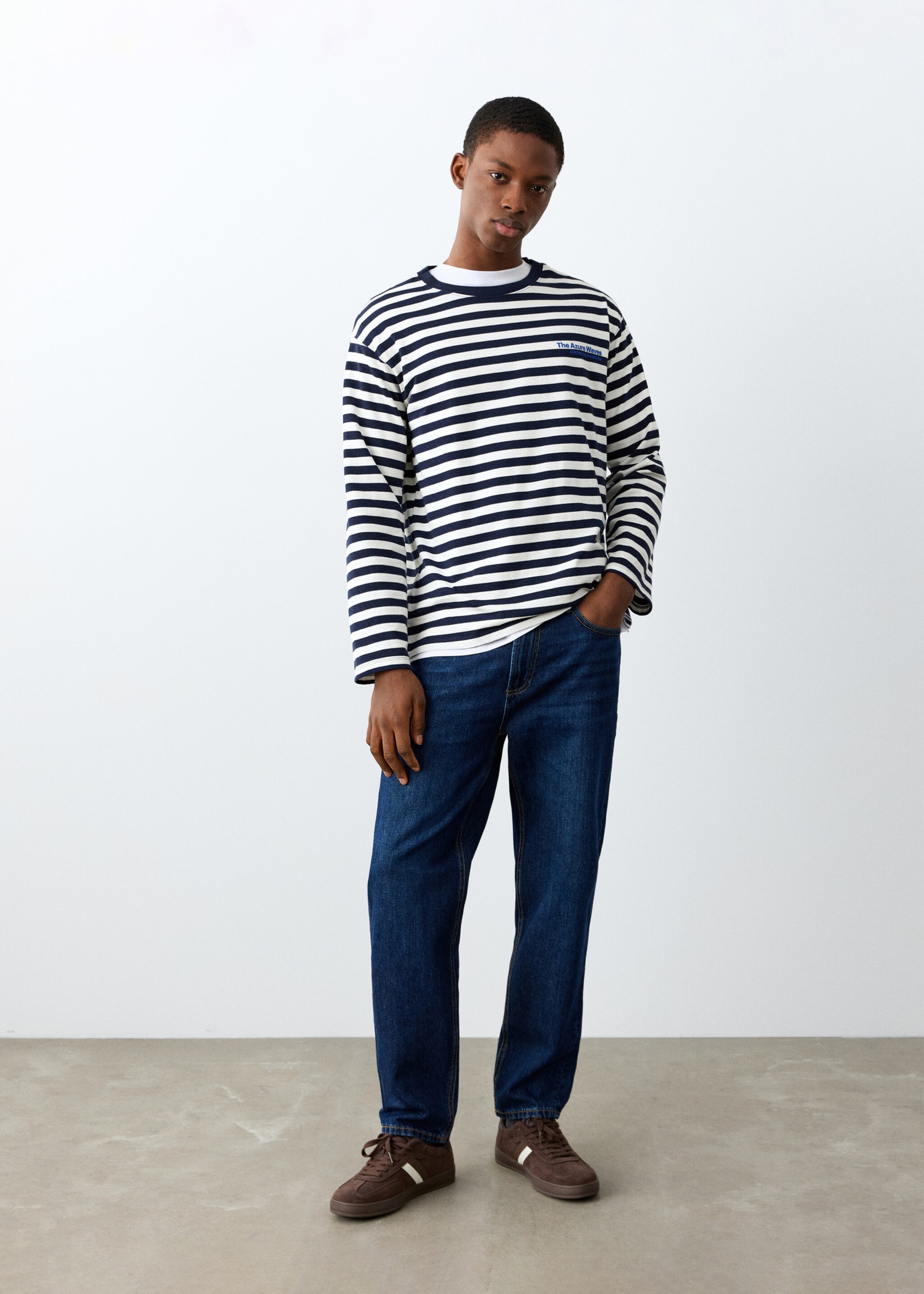 T-shirt azure - General plane, Navy. Ref: 27015164-00.