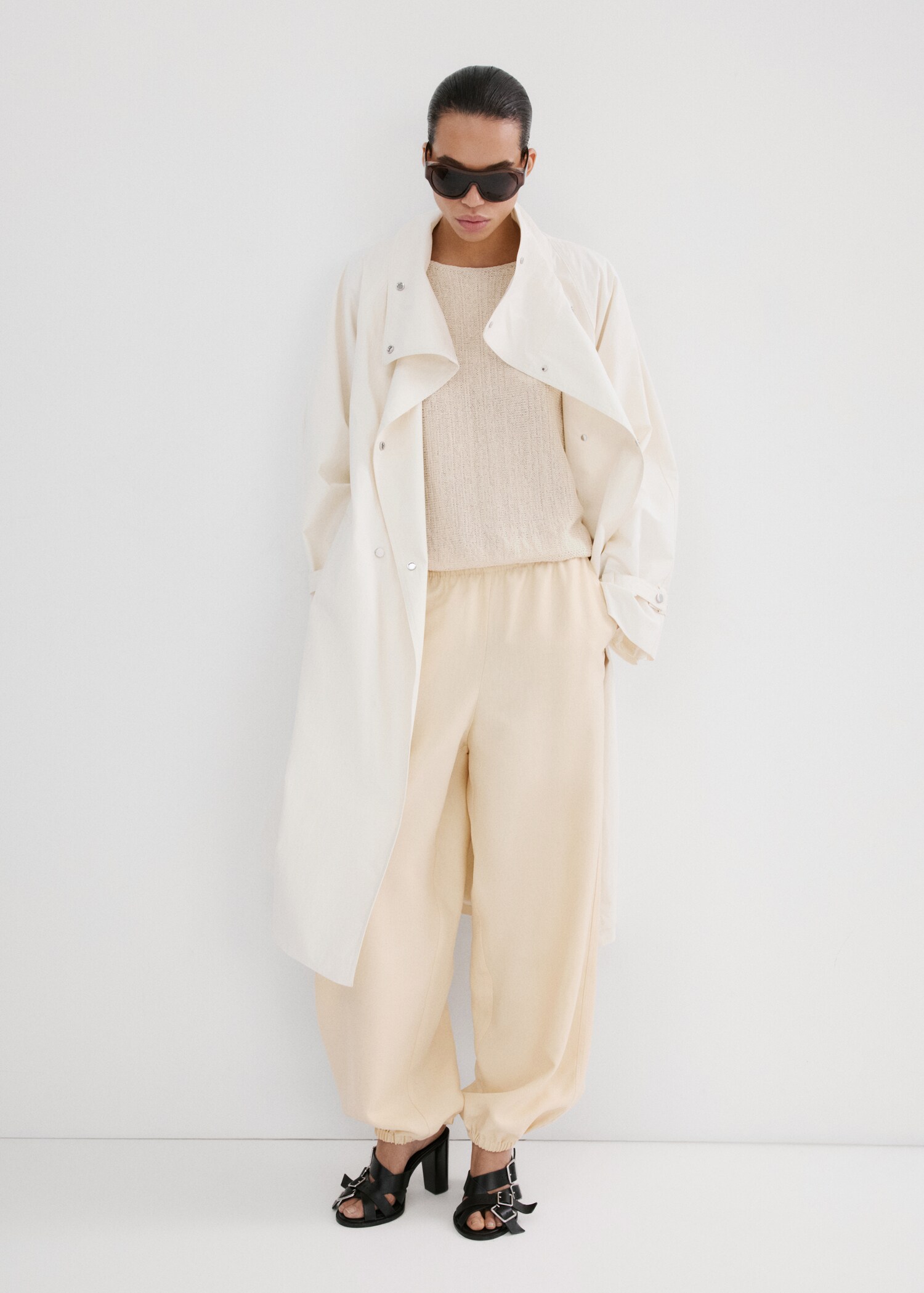 Lurex knitted sweater - General plane