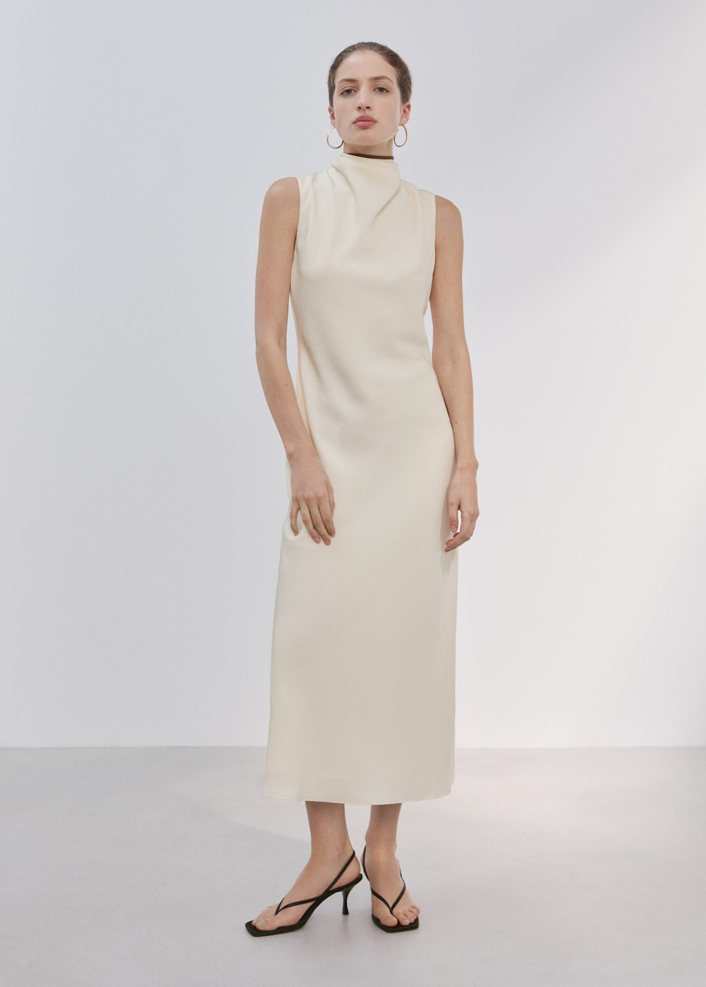 Mango Dress with scarf detail