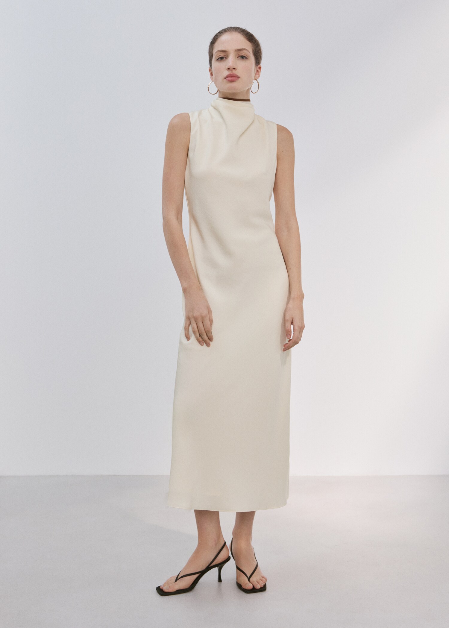 Scarf detail dress - General plane