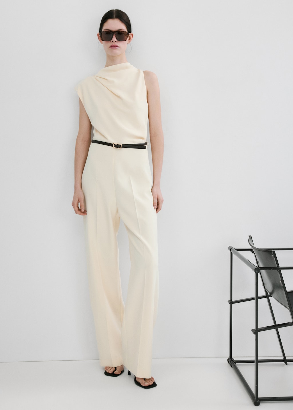 Mango Asymmetric long jumpsuit