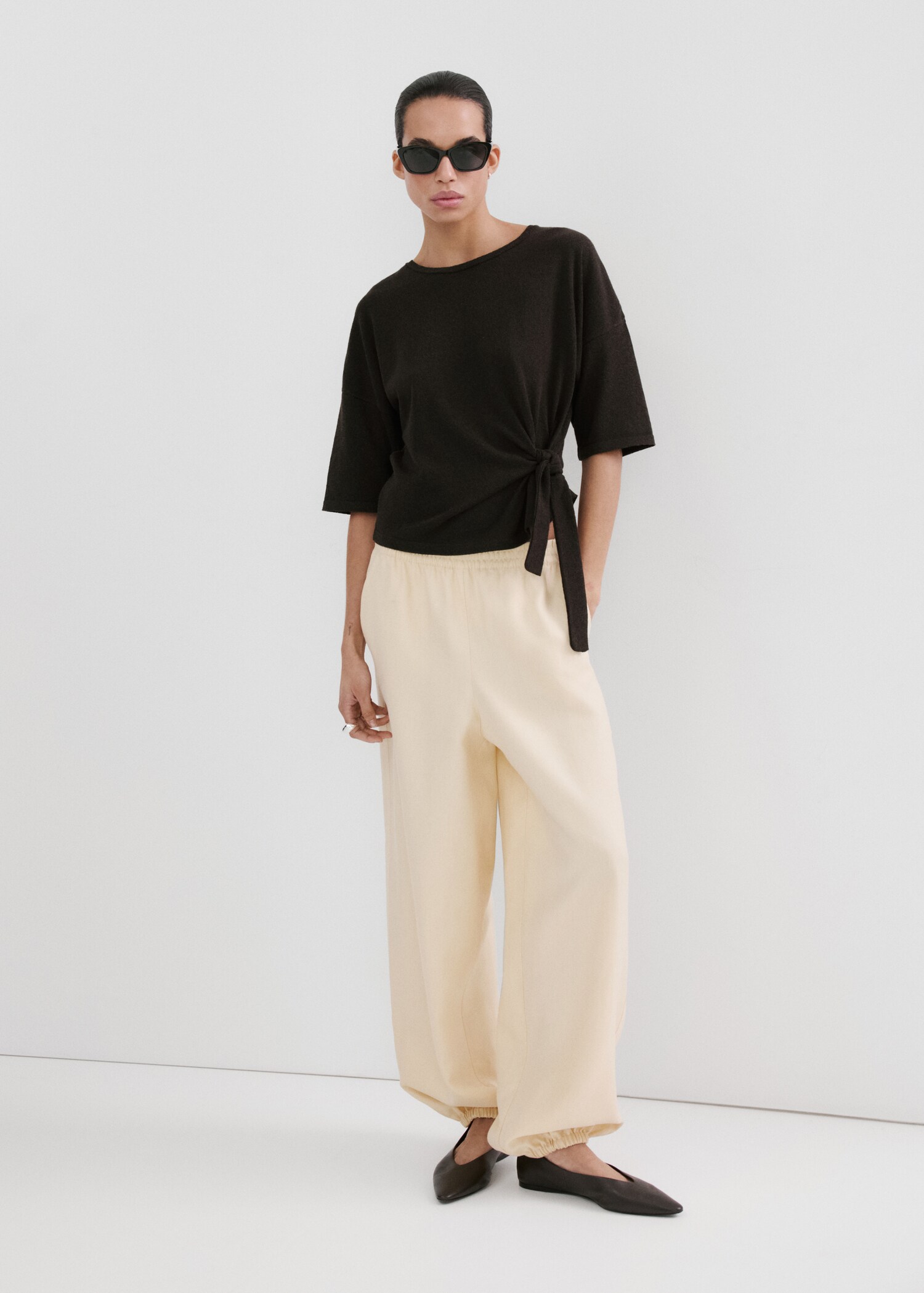 Bow knit sweater - General plane