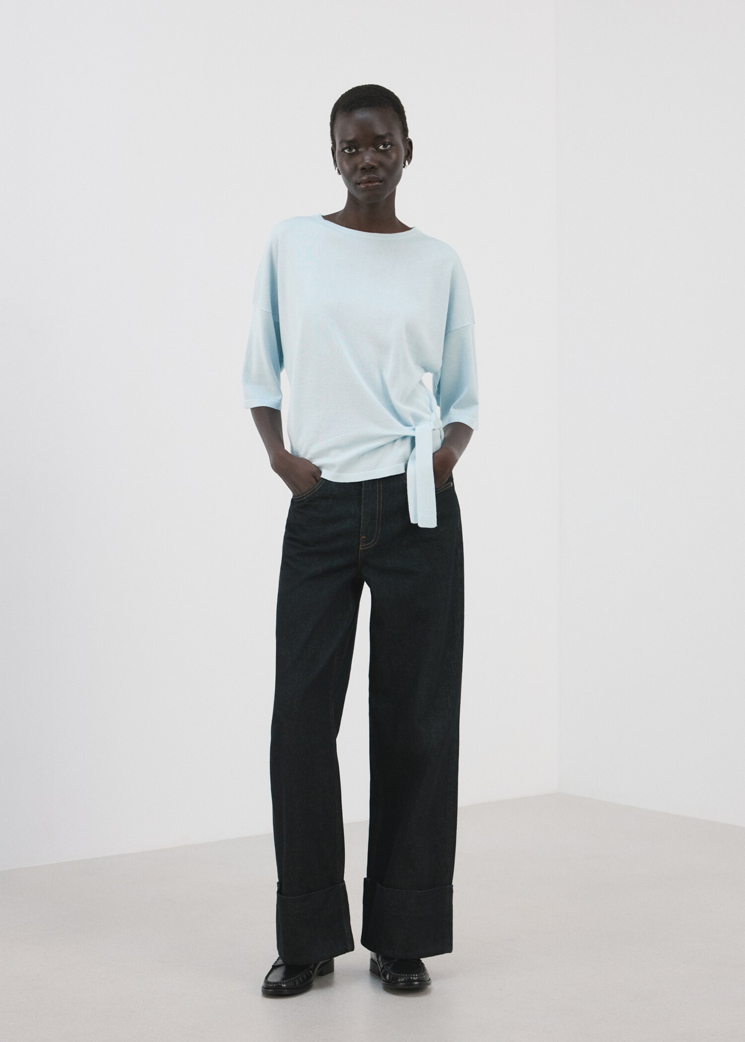 Bow knit sweater - General plane