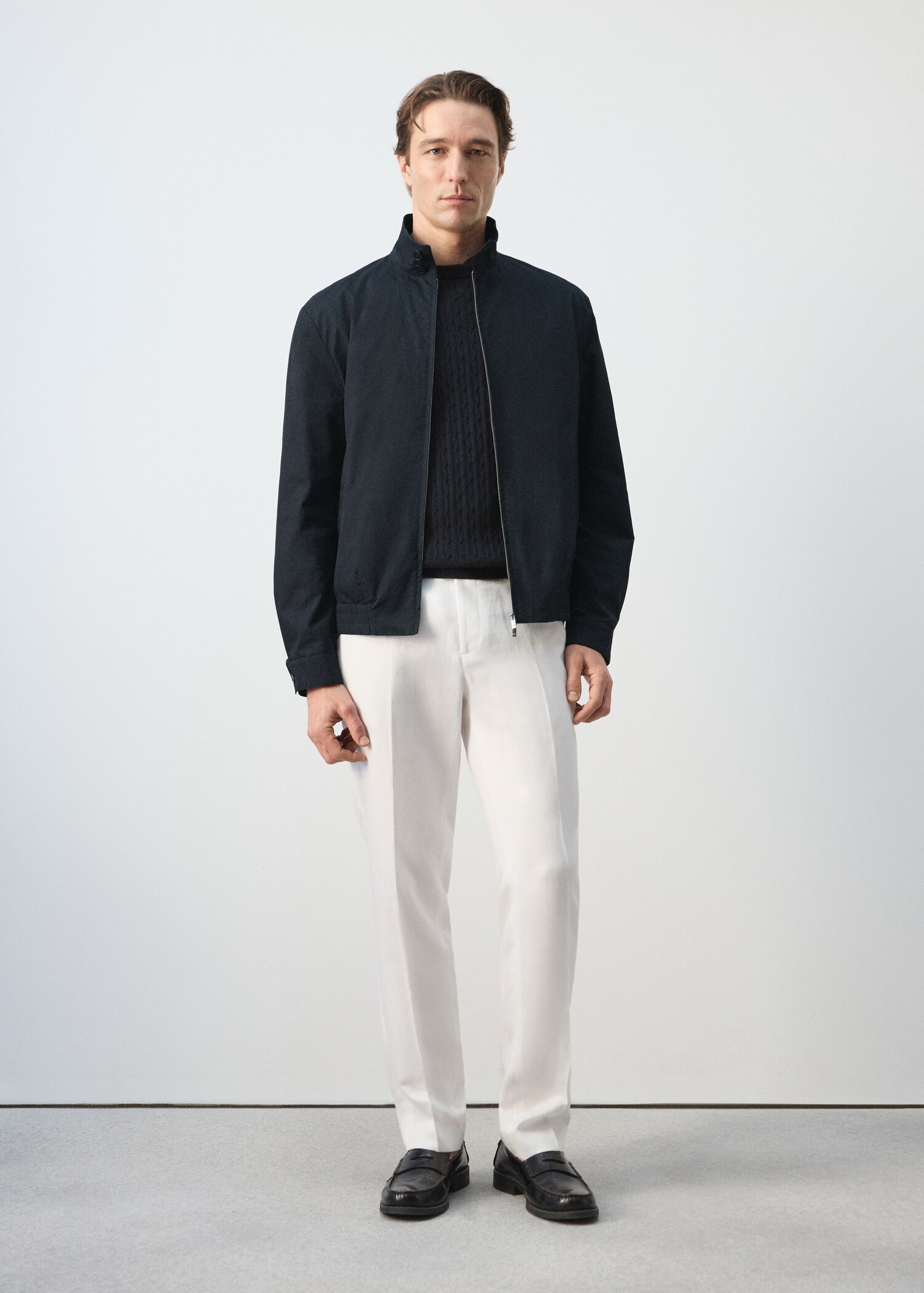 100% cotton water repellent jacket - General plane