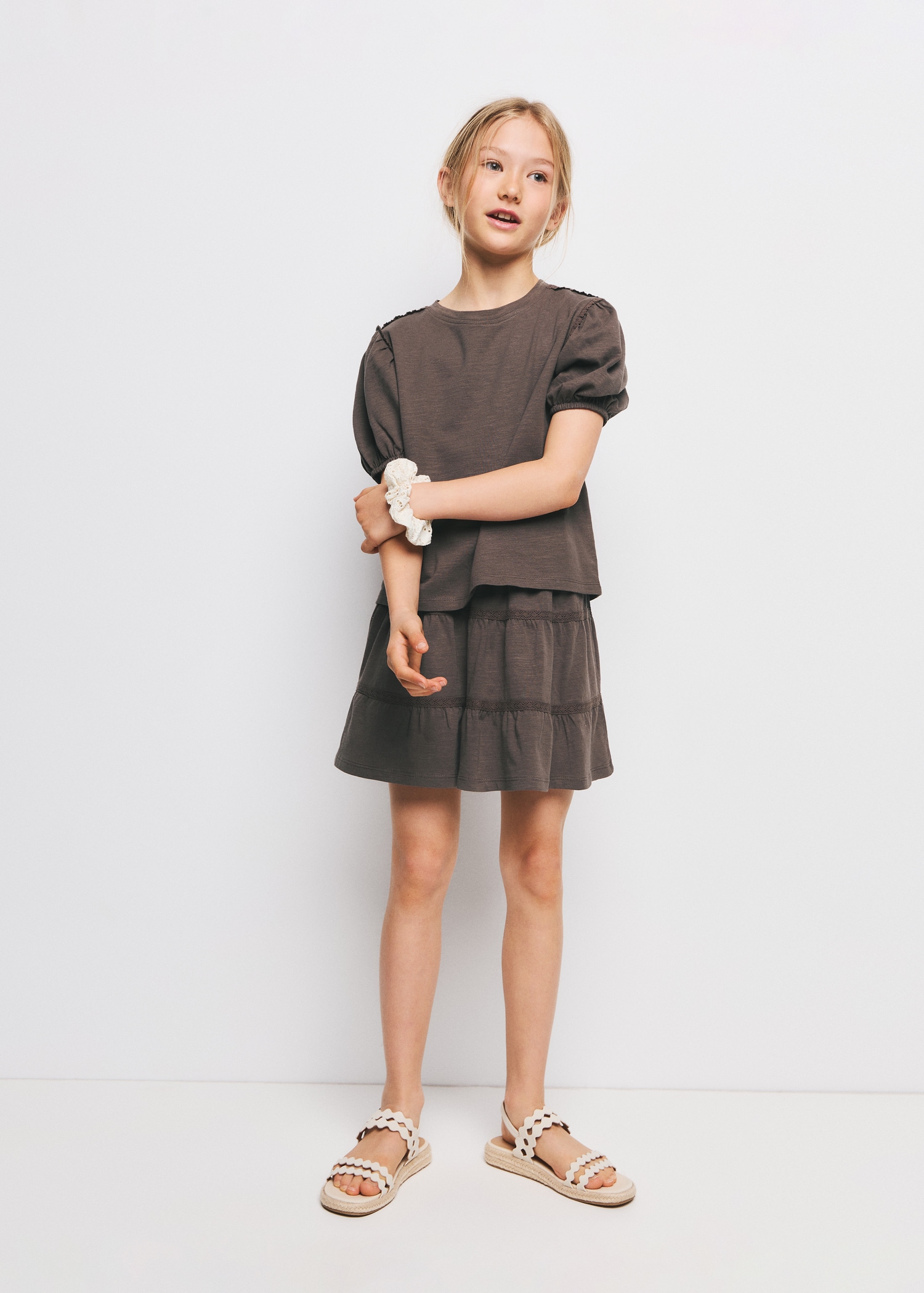 T-shirt manches courtes bouffantes - Plan général