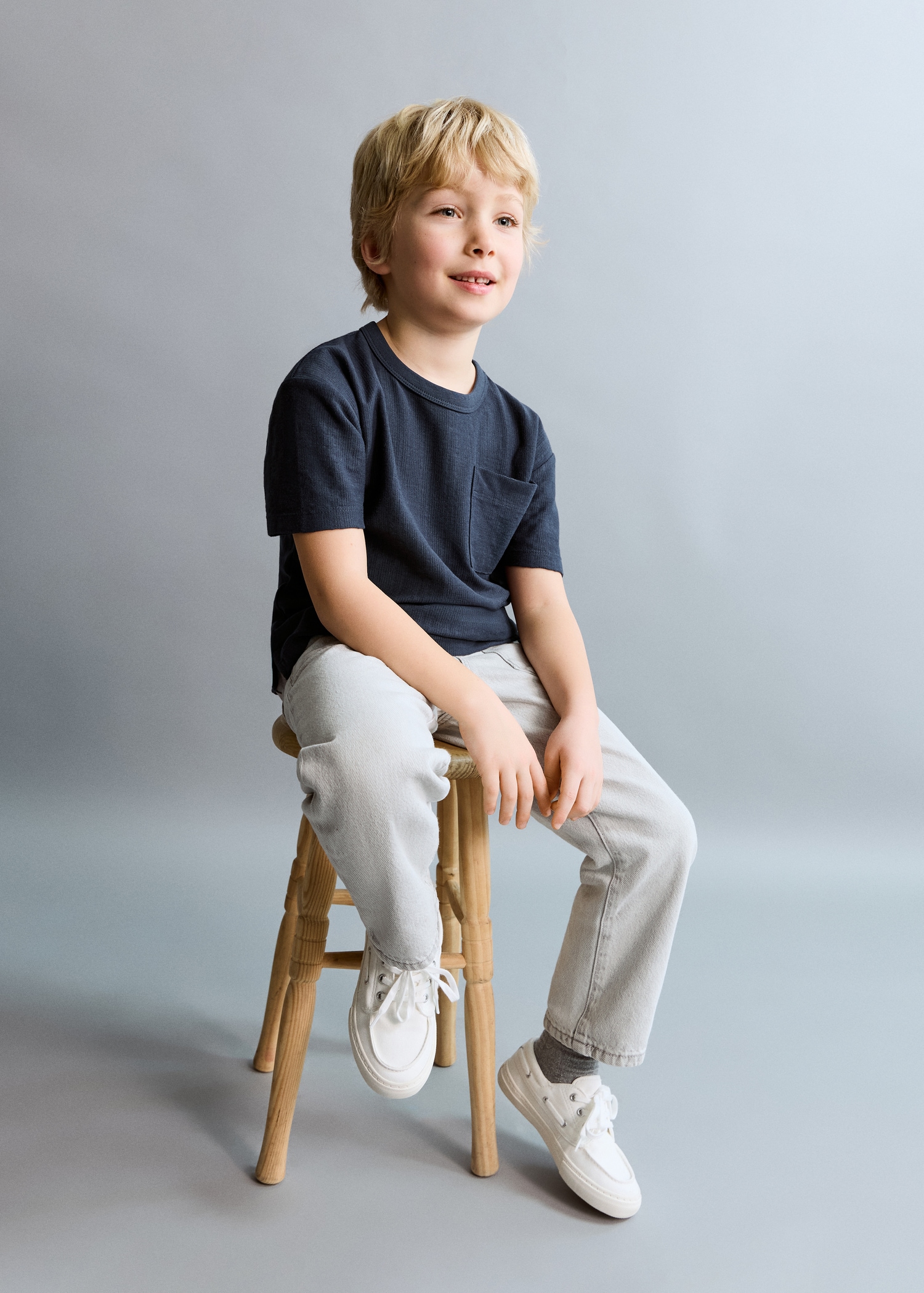 T-shirt coton poche - Plan général