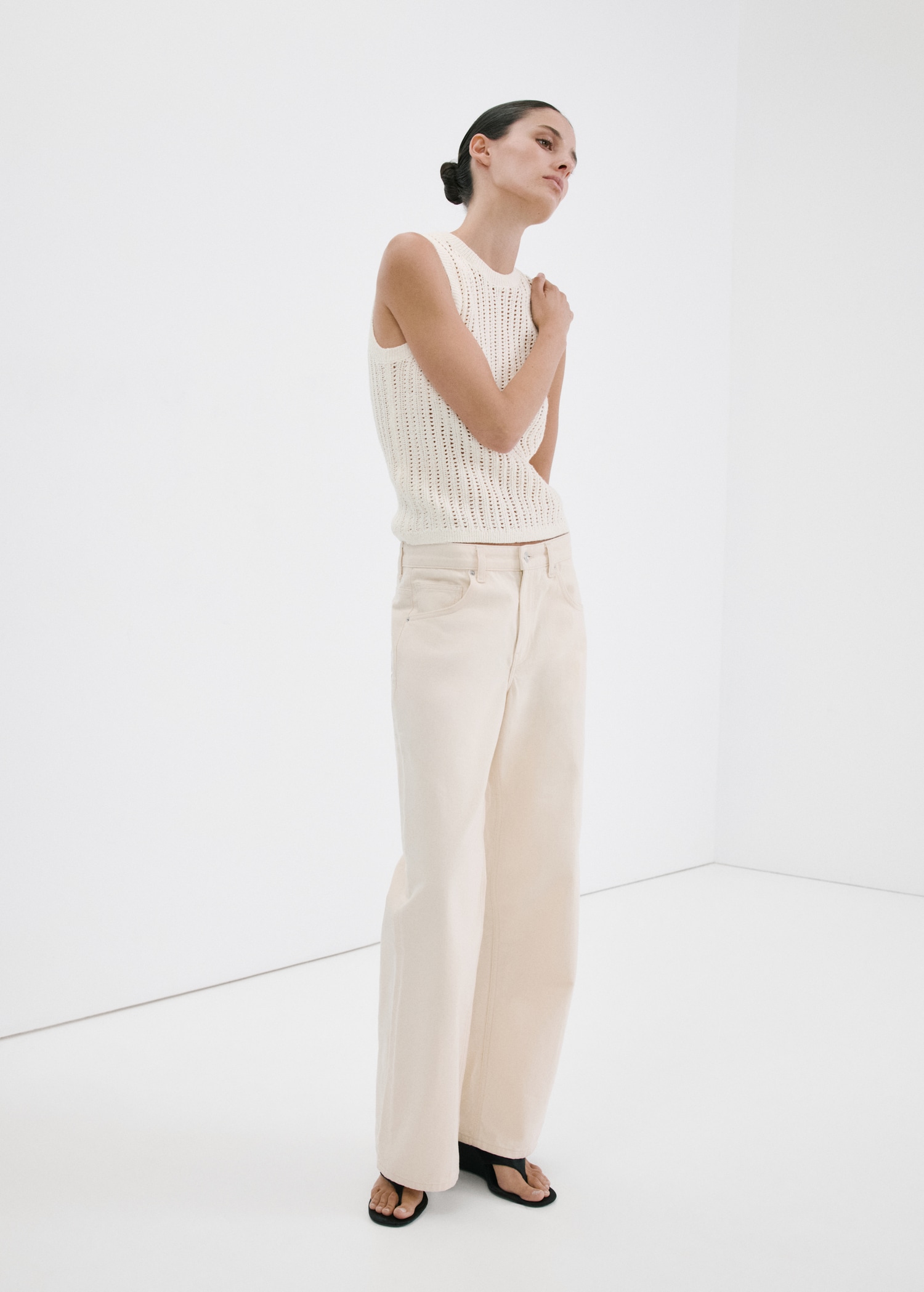 Openwork knit top - General plane