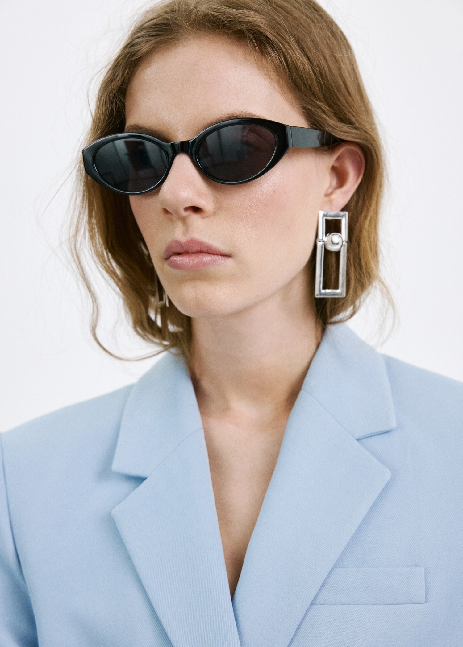 Metal pendants earrings - General plane