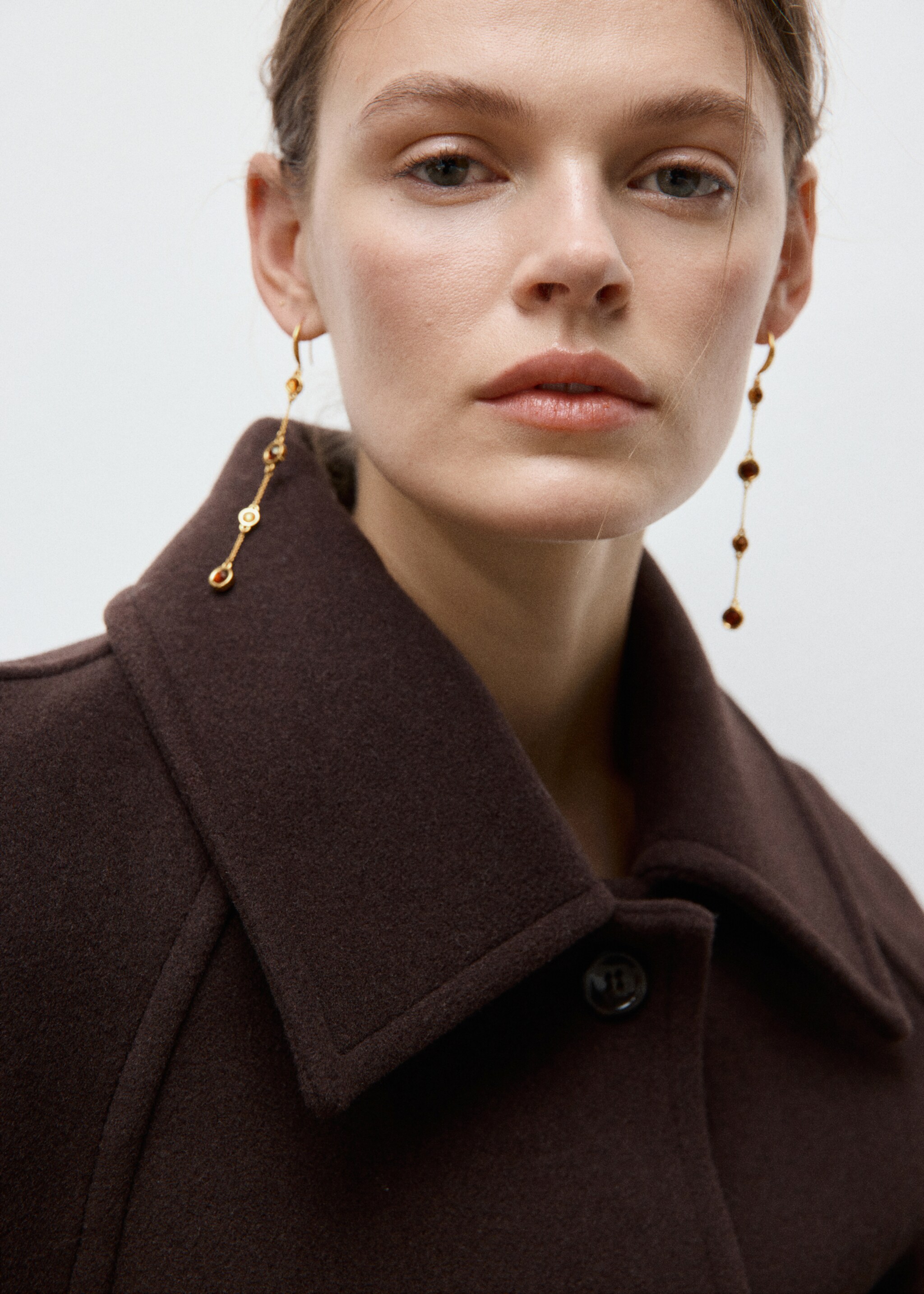 Boucles d'oreilles fil sphères - Plan général, Or. Ref: 27021285-00.