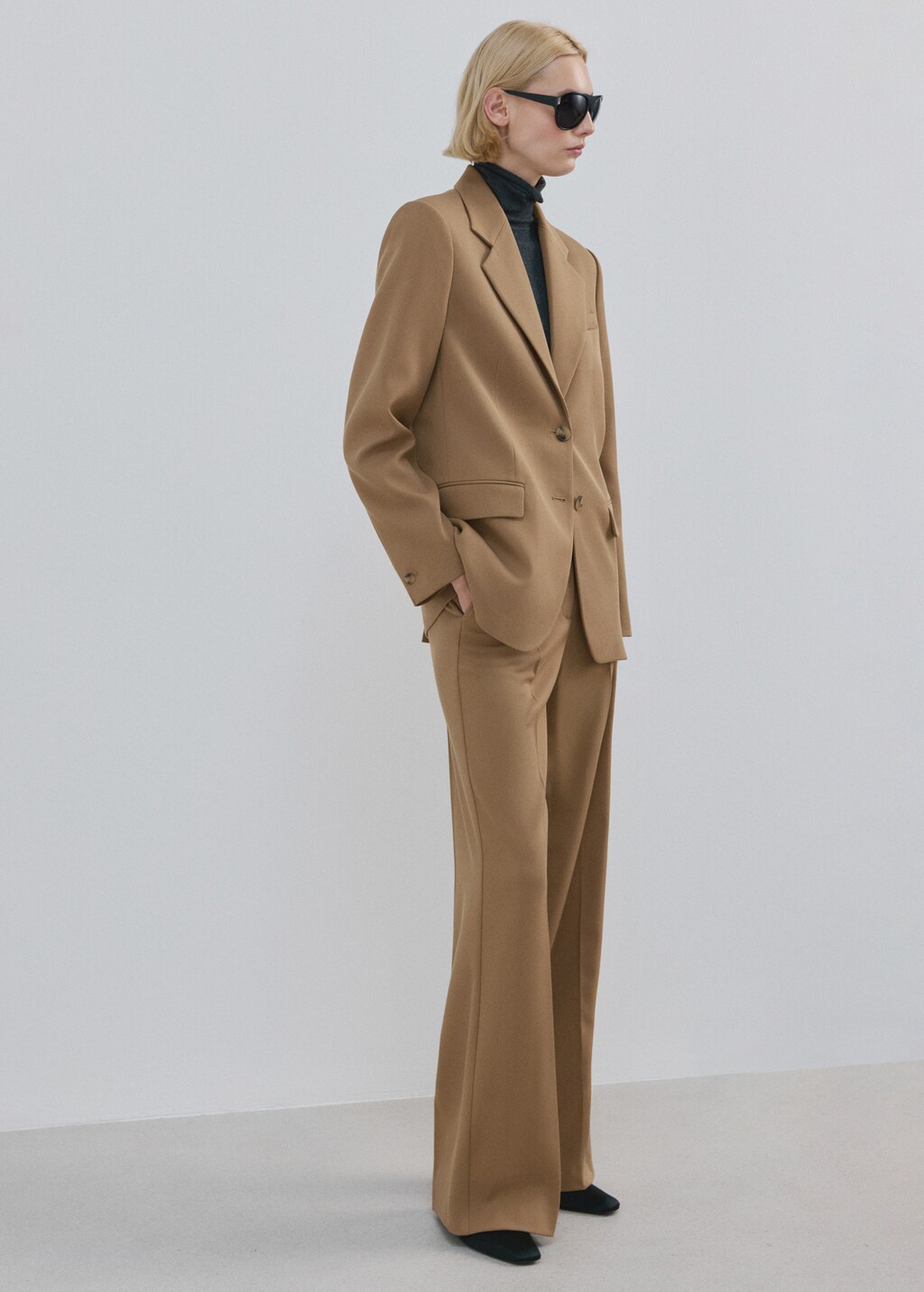 Straight low-rise suit pants - image 2