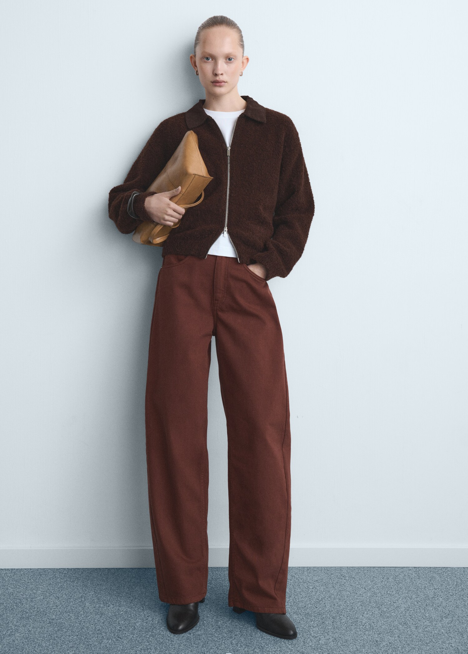 Mid-rise balloon jeans - General plane