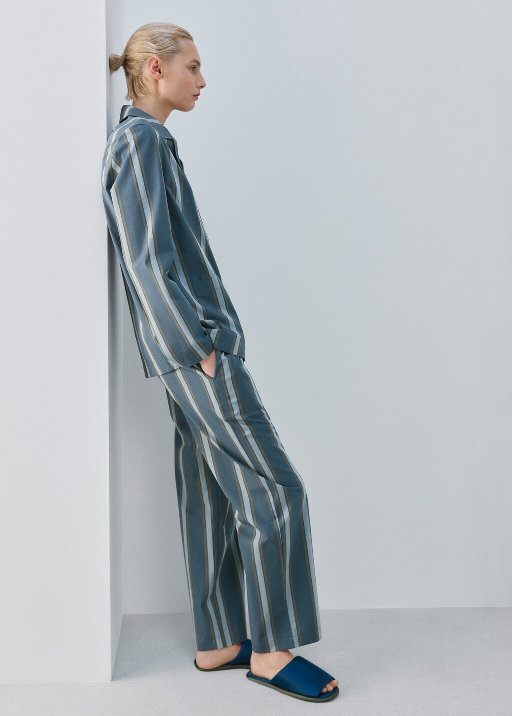 Striped pajama pants - image 2