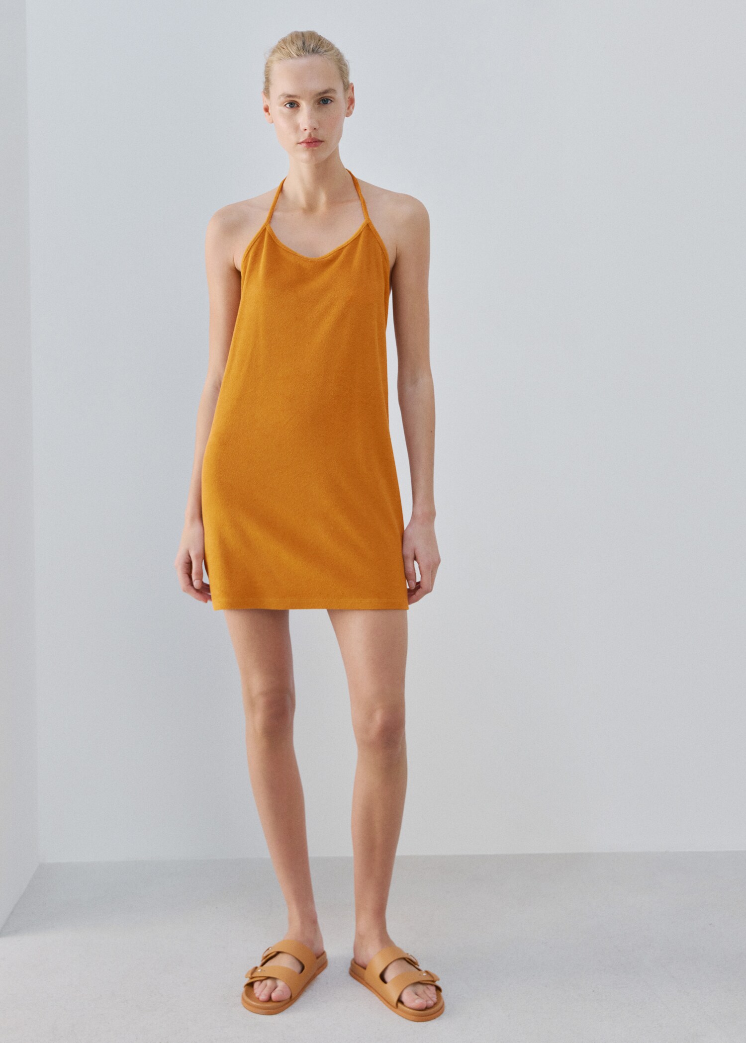 Terry cotton nightdress - General plane