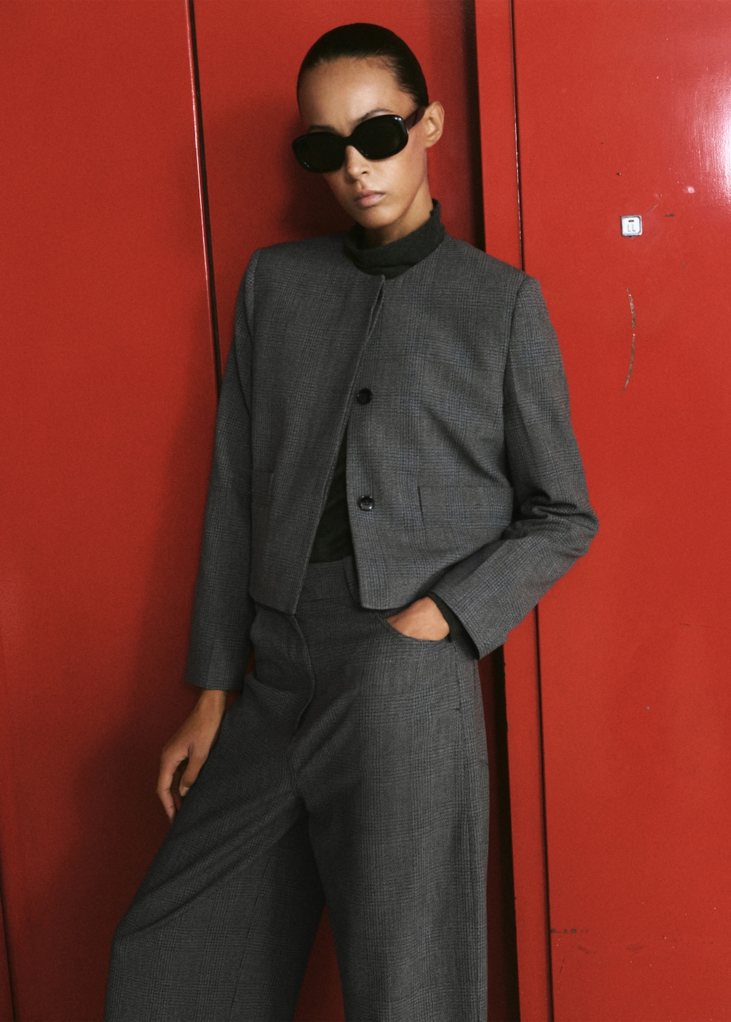 Mango Crop suit blazer