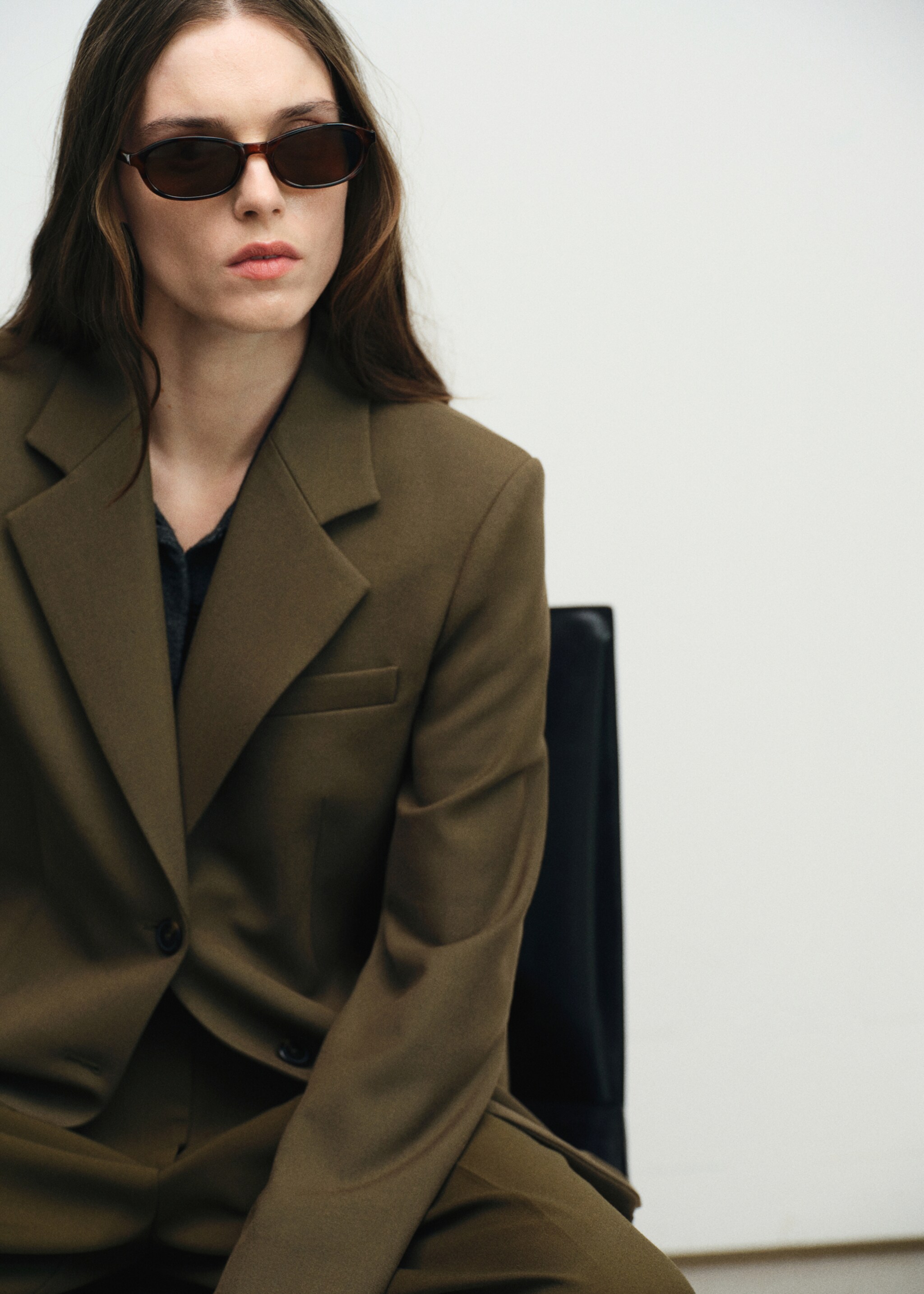 Semi-transparent frame sunglasses - General plane, Chocolate. Ref: 27024407-00.