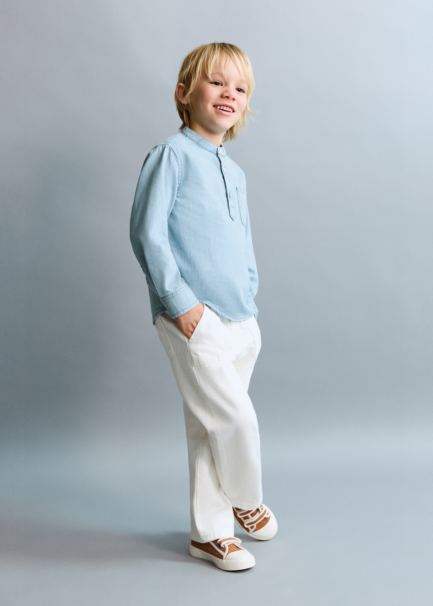 Chemise denim coton - Plan général