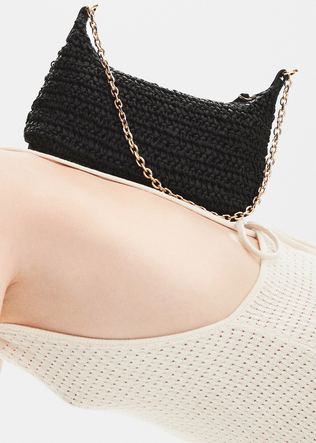 ショルダーバッグ・ポシェット SATUR Bon Voyage Raffia Shoulder Bag 5FT1670 SATUR Bon Voyage Raffia Shoulder Bag 5FT1670