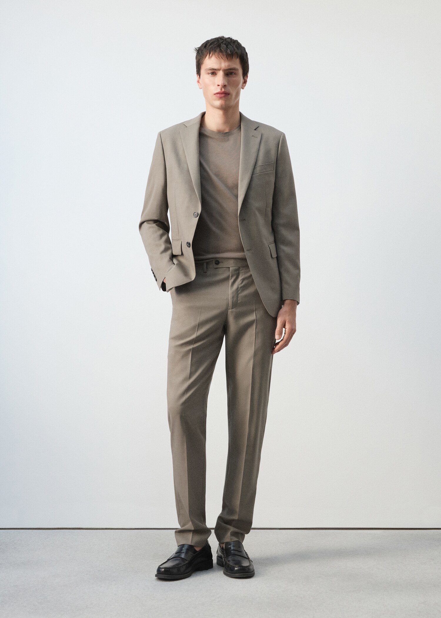 Turin 100% wool suit pants - General plane