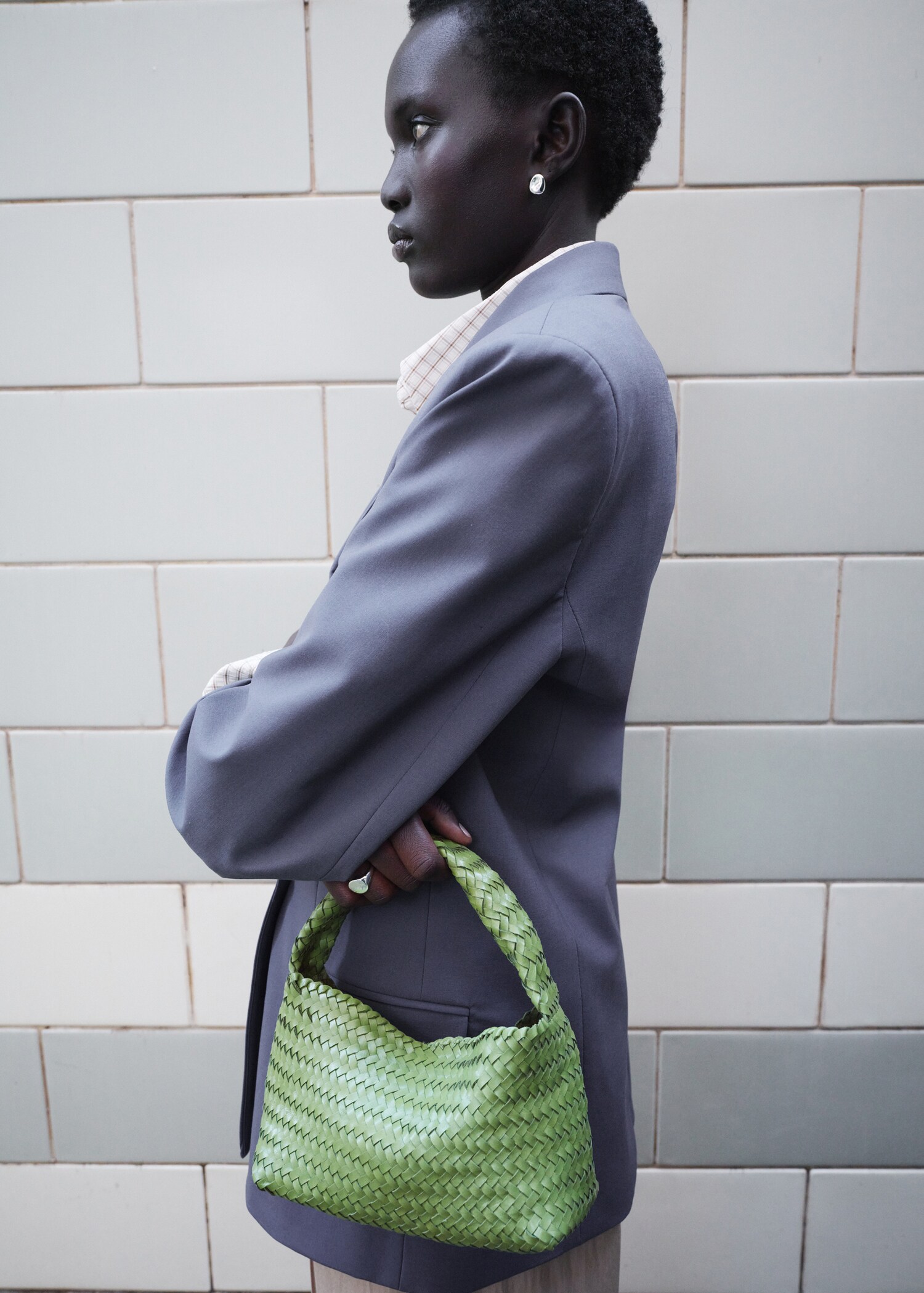 Braided handbag - General plane