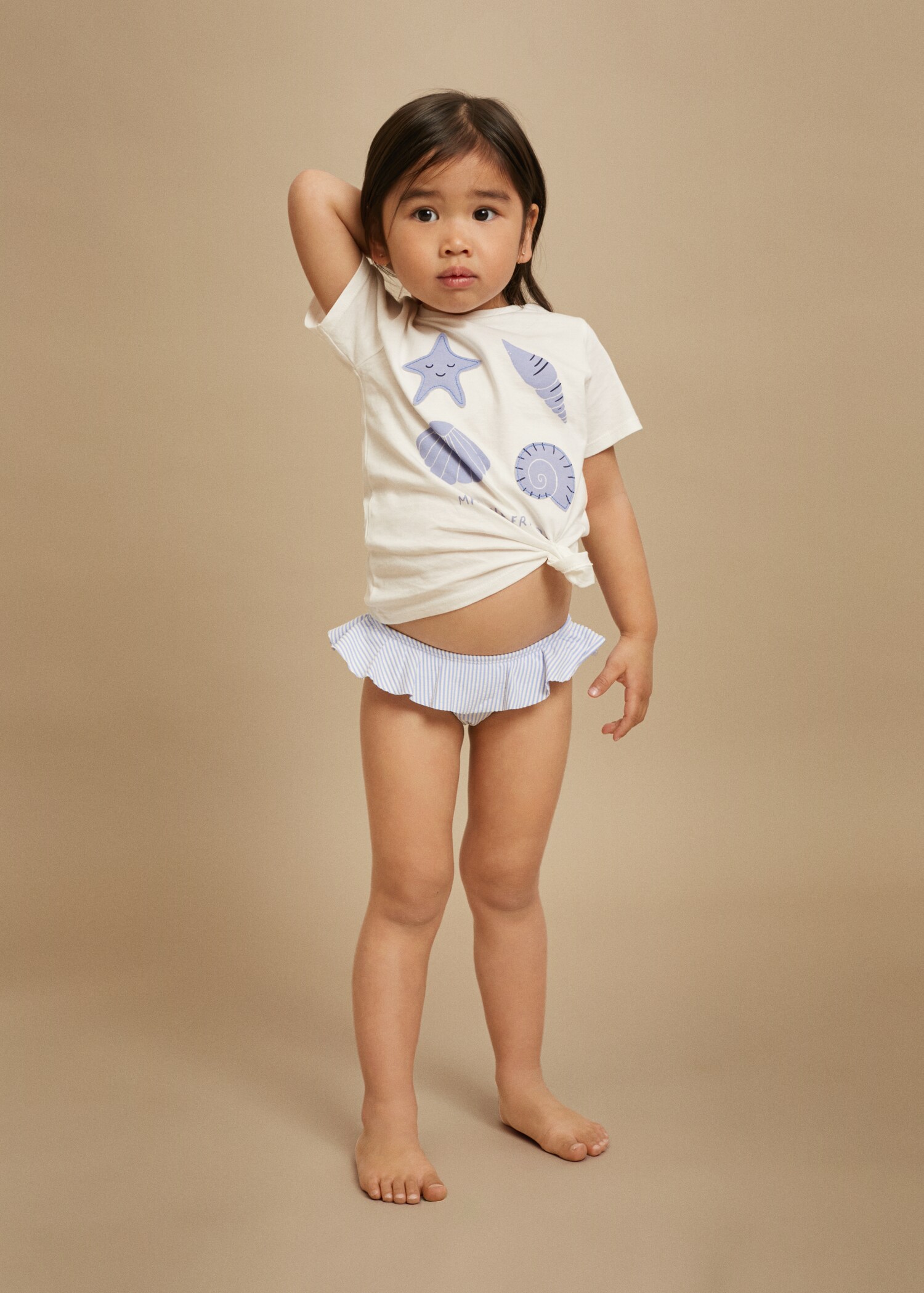 Дети в трусиках '' Плавательные трусики с ромашками - Дети | MANGO Азербайджан