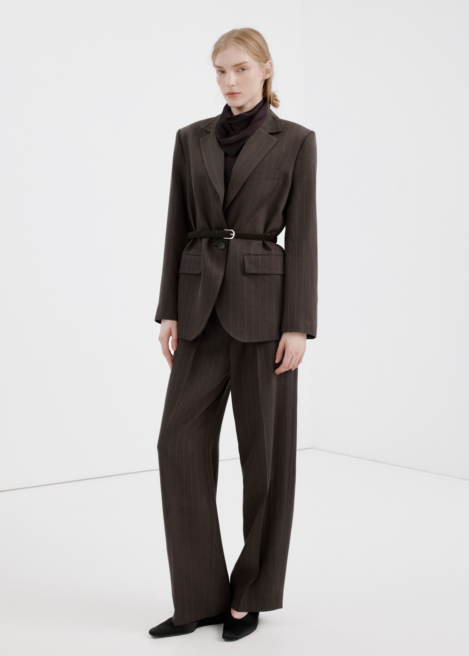 Lyocell suit trousers - General plane