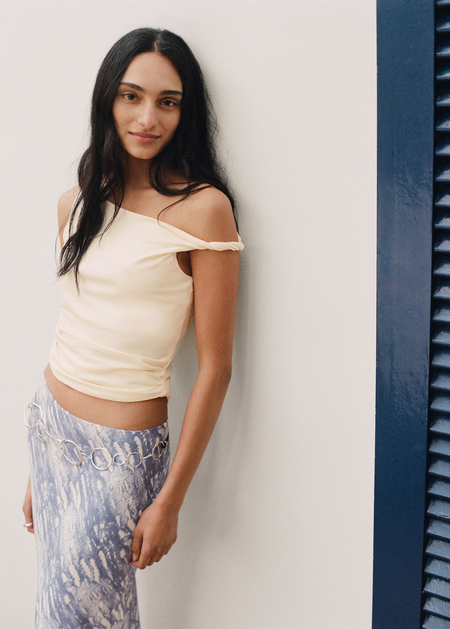 Boat-neck top - General plane