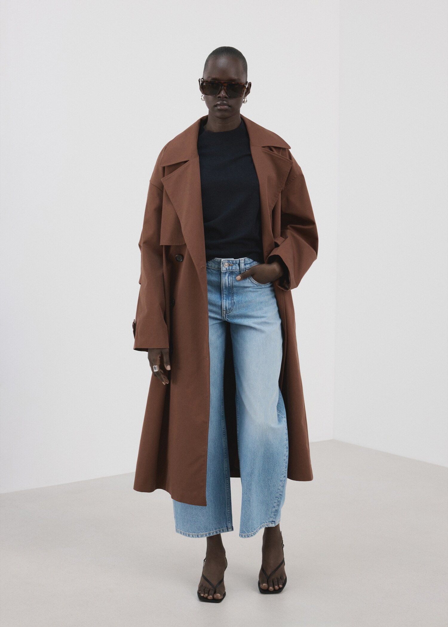 Balloon crop jeans - General plane